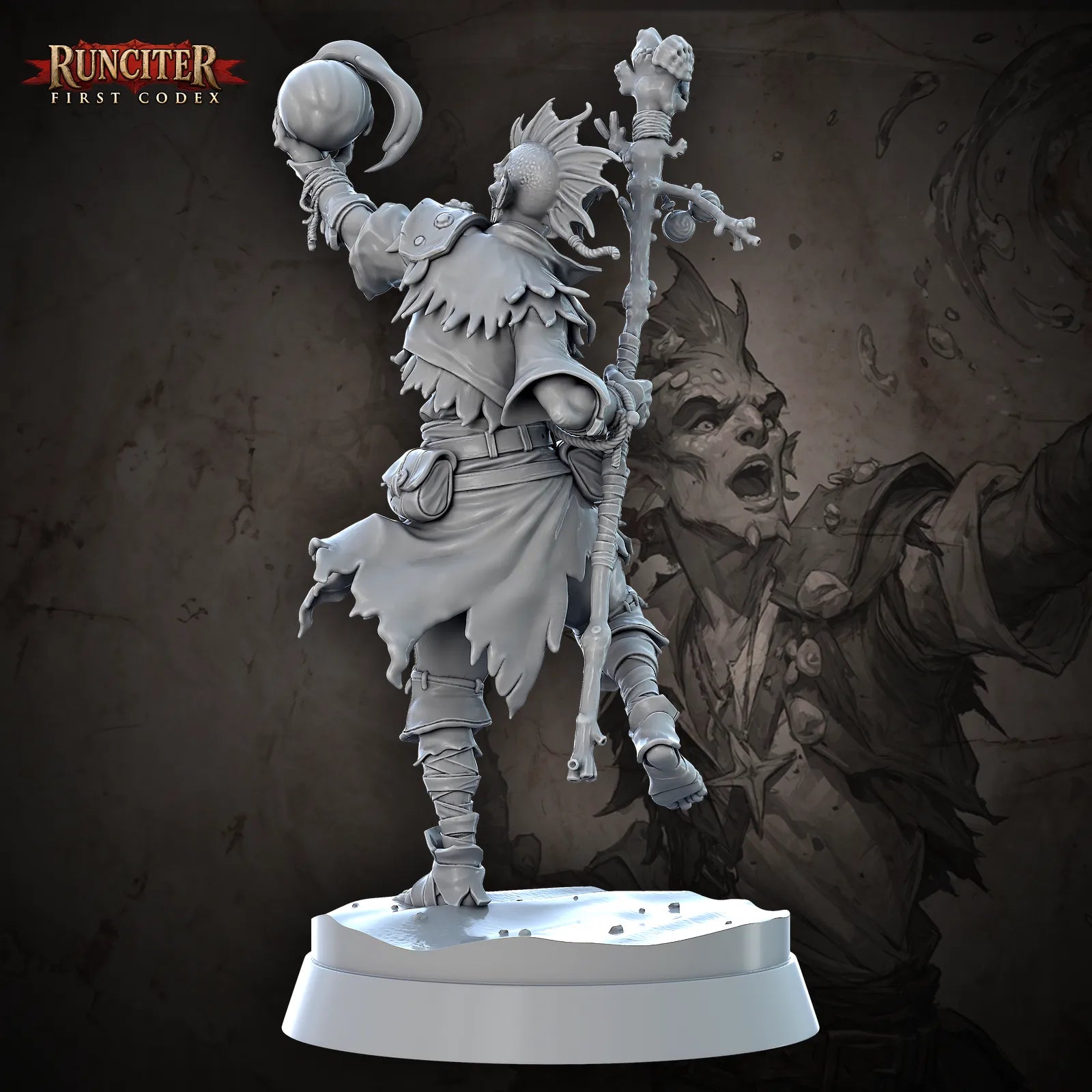Coralis Tidebinder · Male Genasi Druid