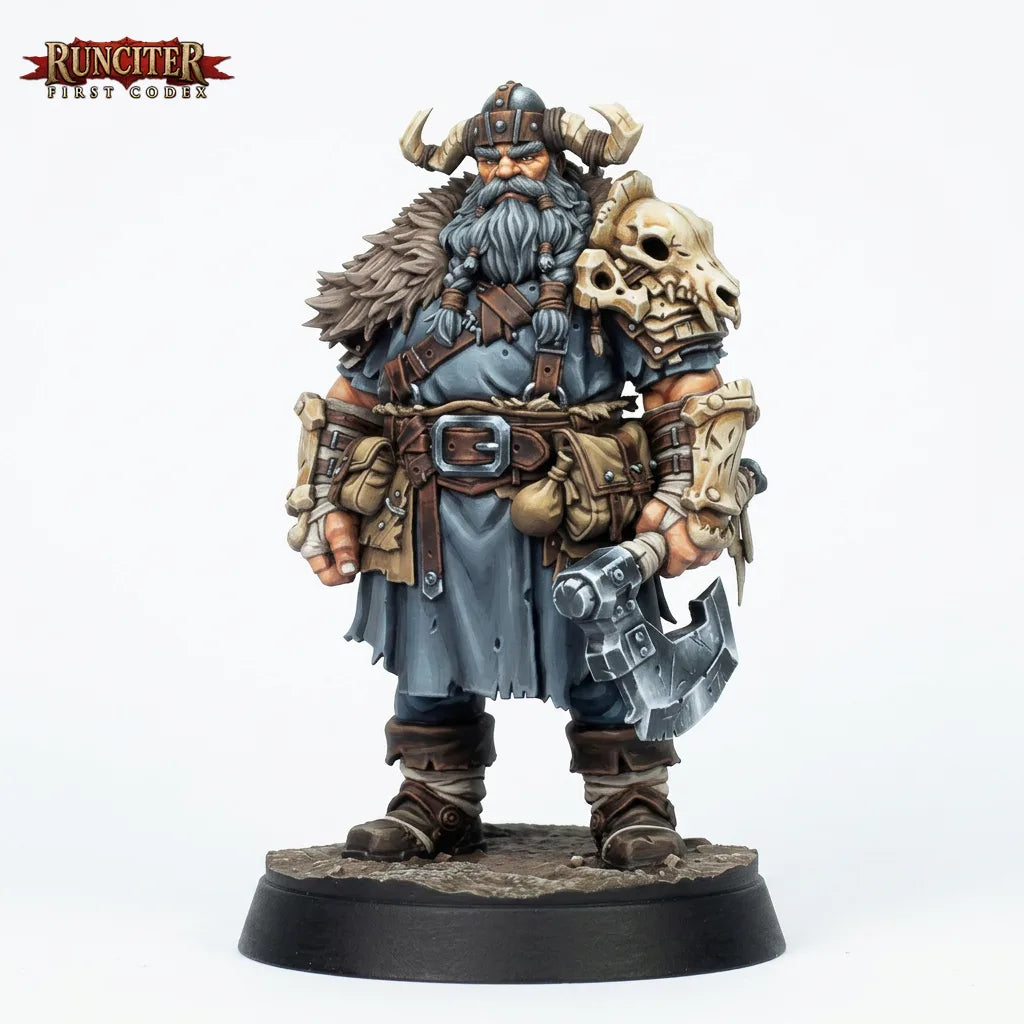 Gragn Stonebeard · Male Dwarf Barbarian