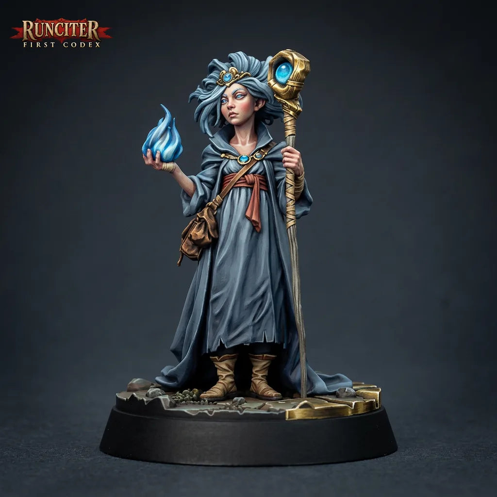 Pipkin Bluehair · Female Halfling Sorcerer
