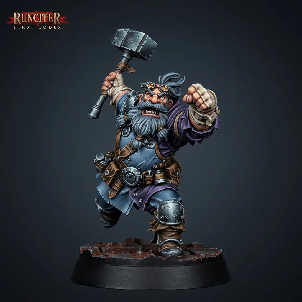 Brundir Anvilhand · Male Dwarf Artificer