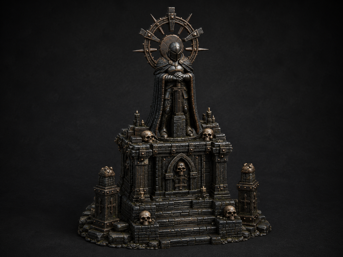 Hero statue, alternate view