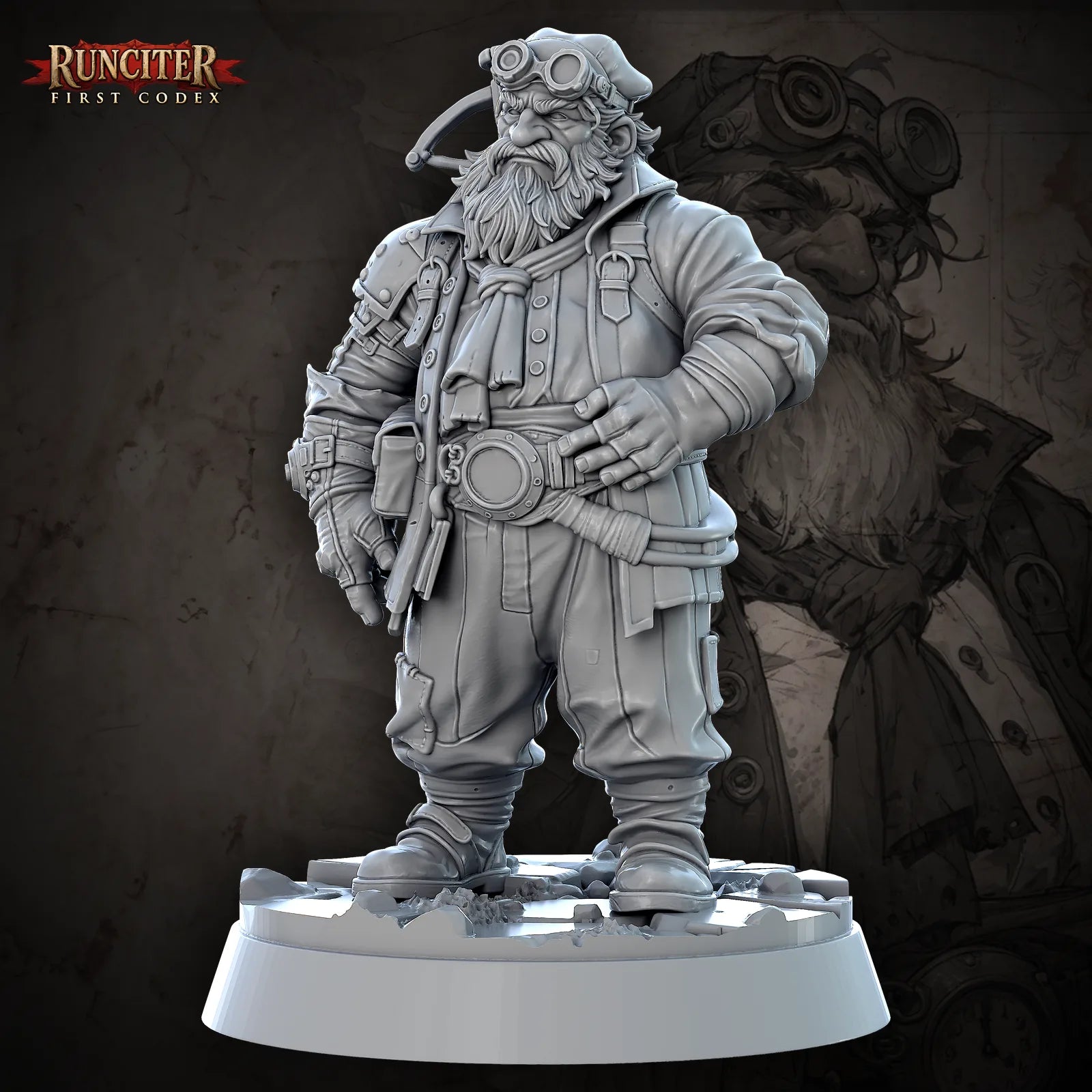 Borin Cogsworth · Male Dwarf Artificer