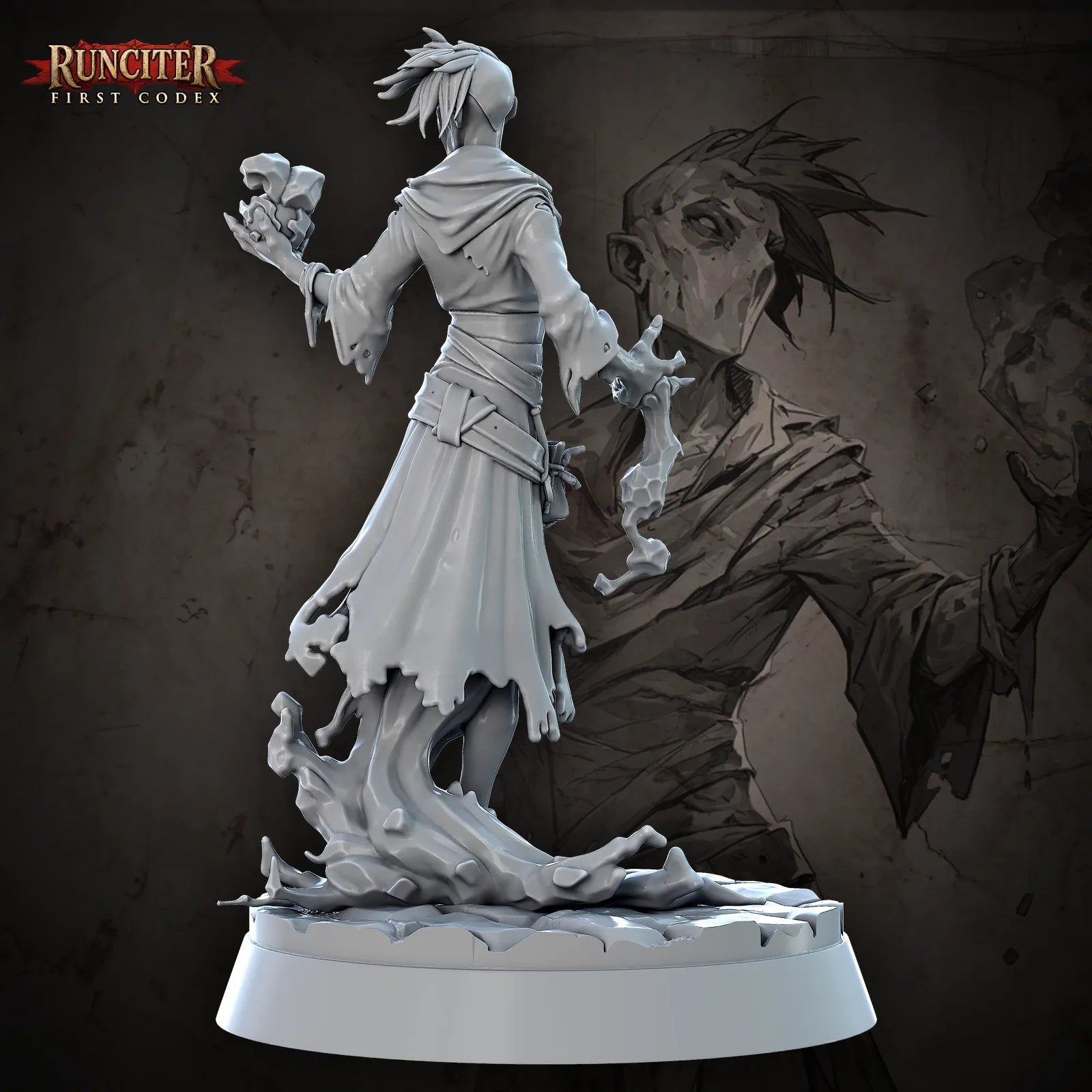 Meltia of the Sundered Veil · Female Plasmoid Sorcerer