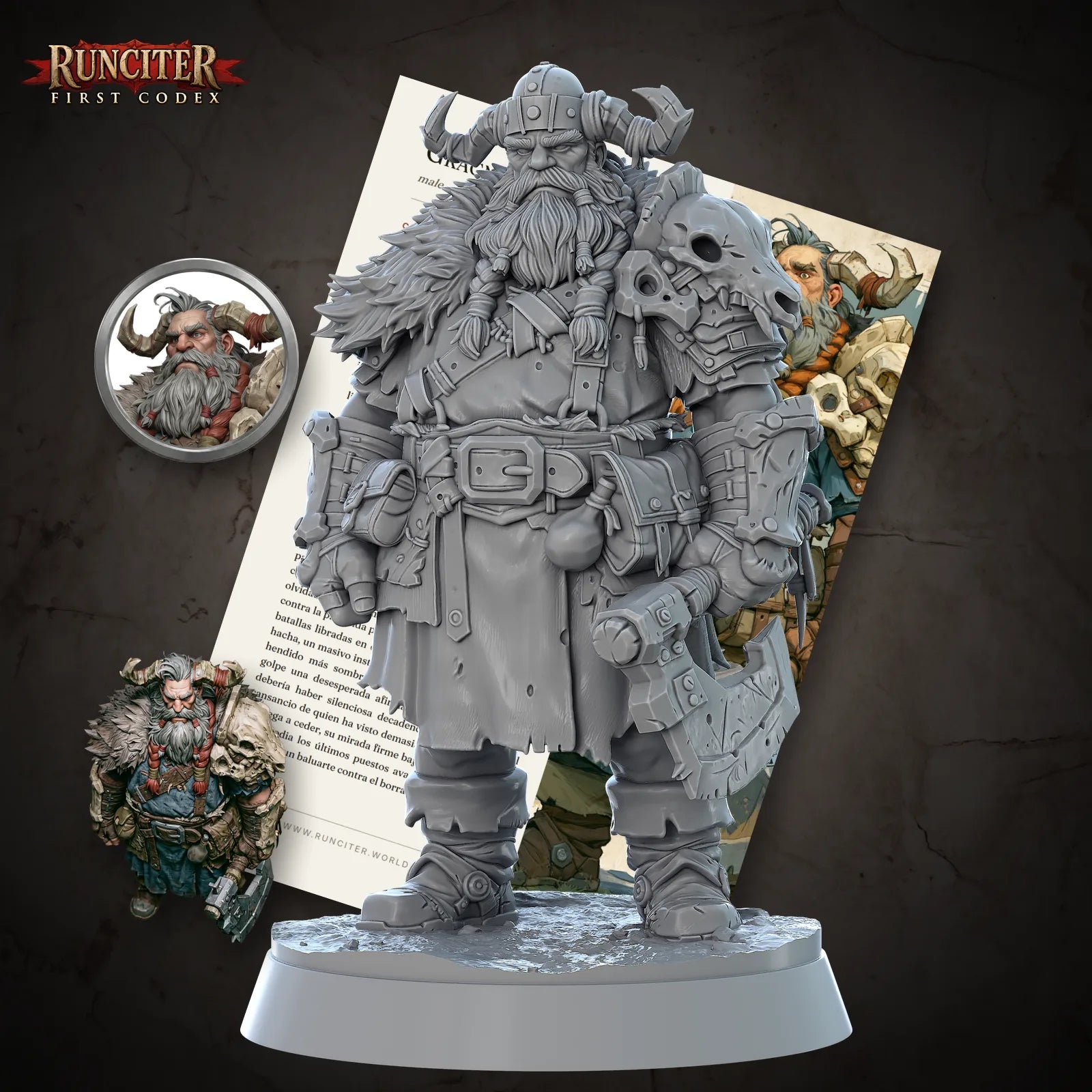 Gragn Stonebeard · Male Dwarf Barbarian