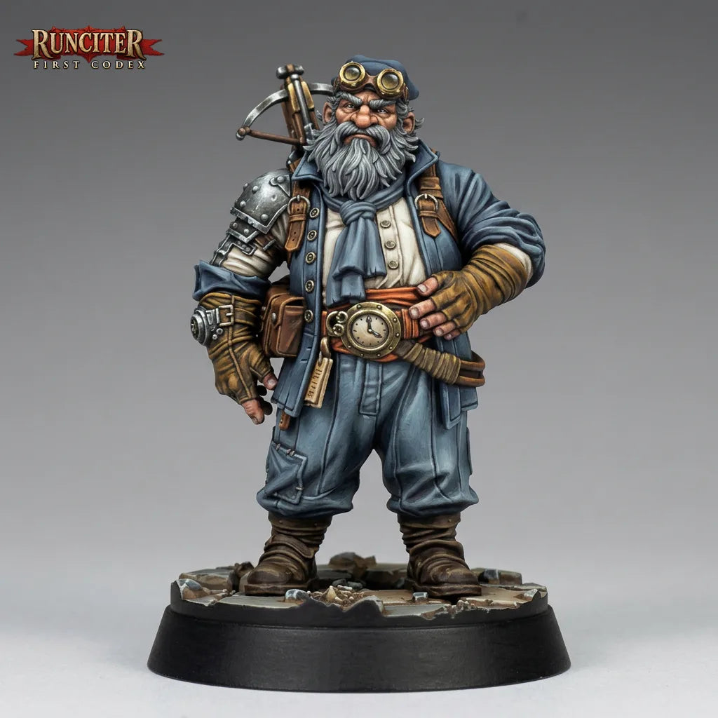 Borin Cogsworth · Male Dwarf Artificer