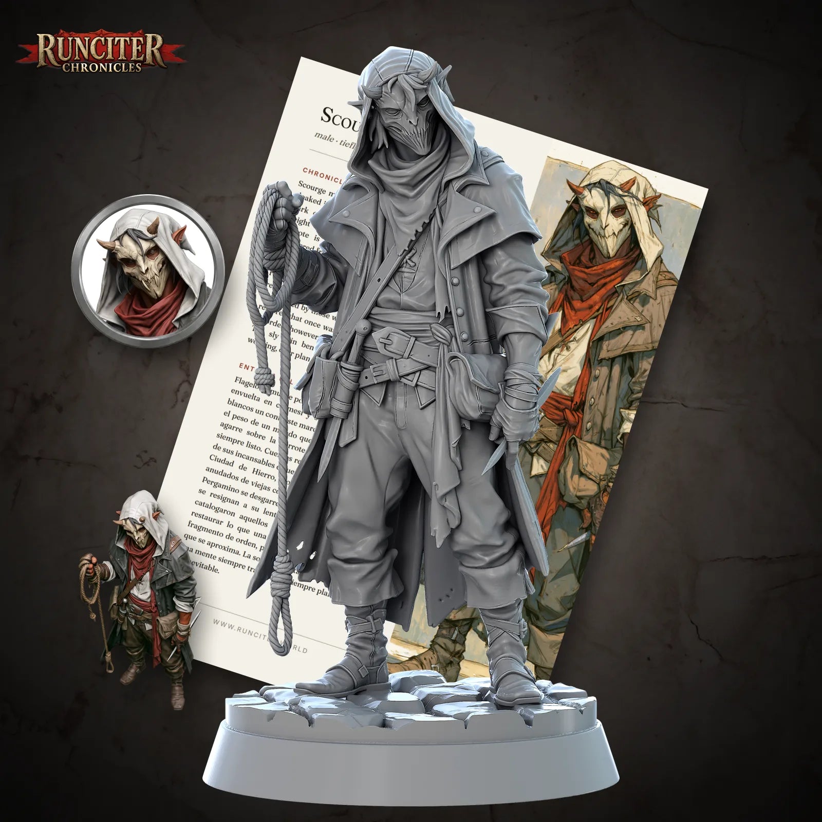 Scourge · Male Tiefling Rogue