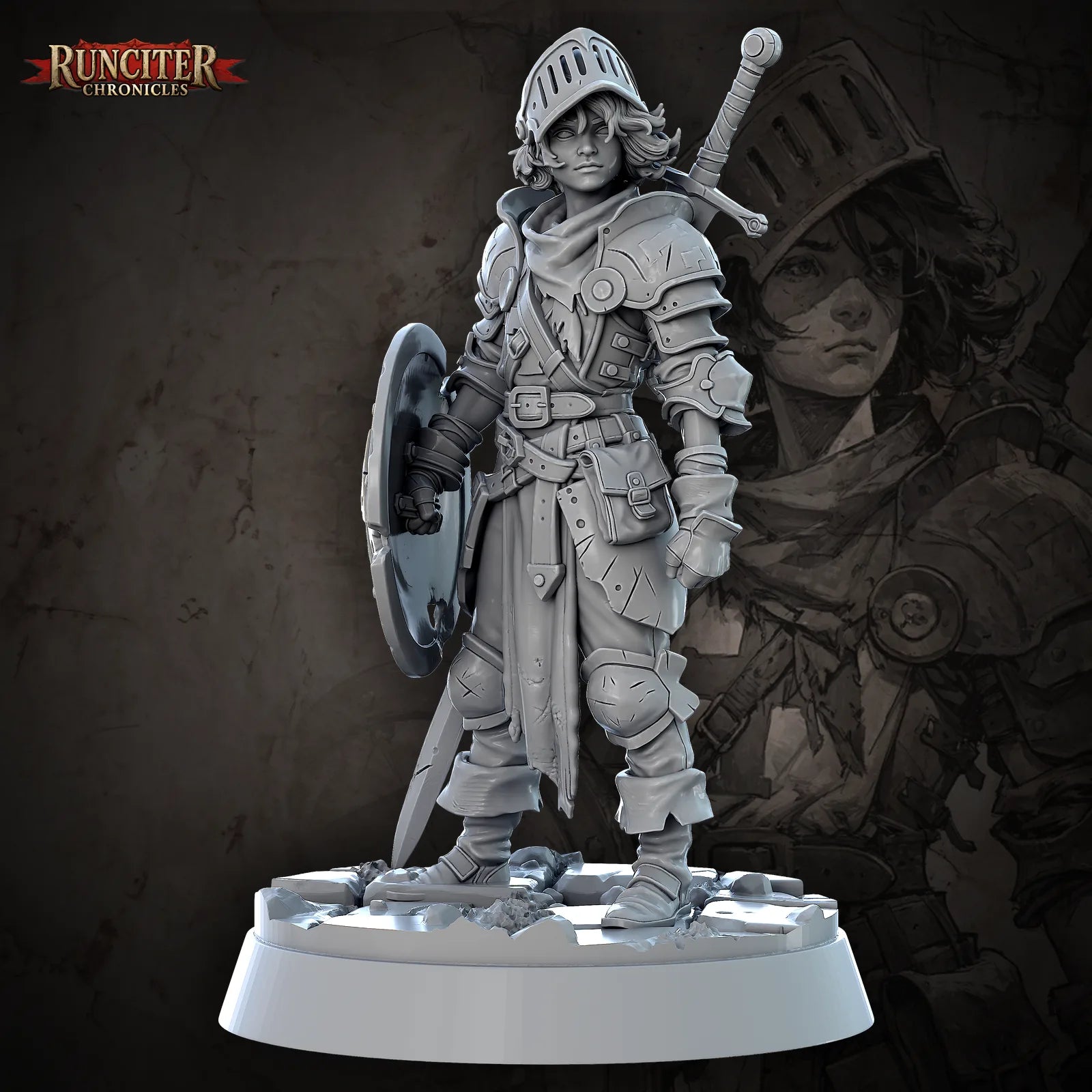 Rowan, the Steadfast Heart · Female Human Paladin