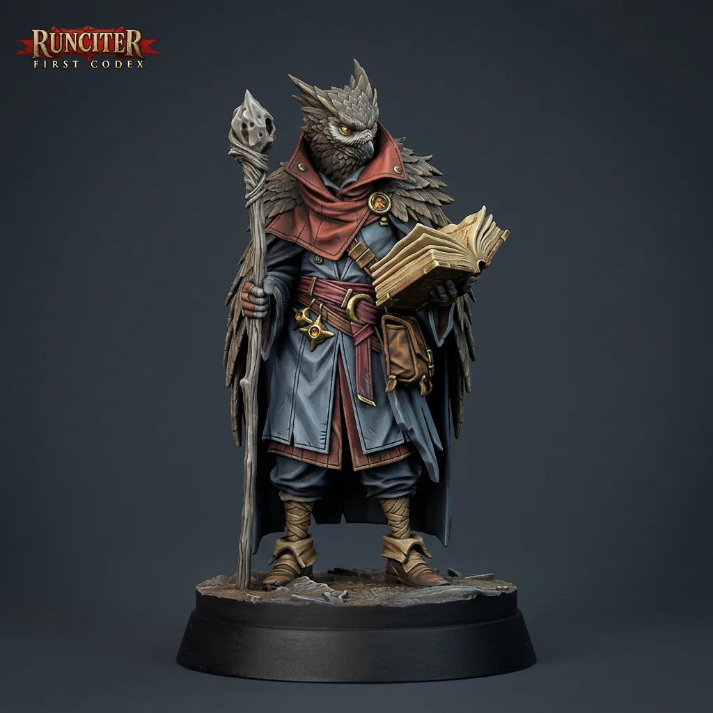 Owlkin Whisperglide · Female Owlin Wizard