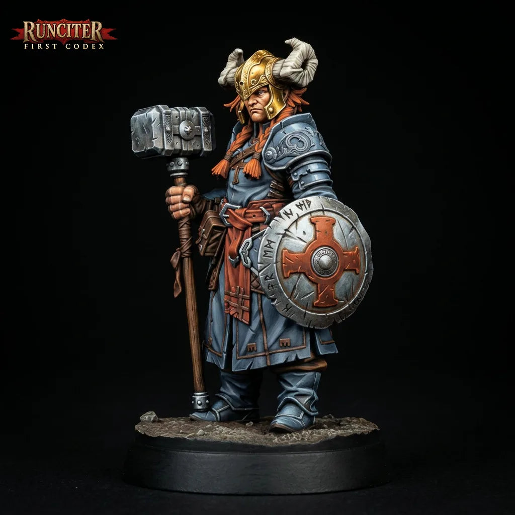 Borin Stonebeard · Female Dwarf Paladin