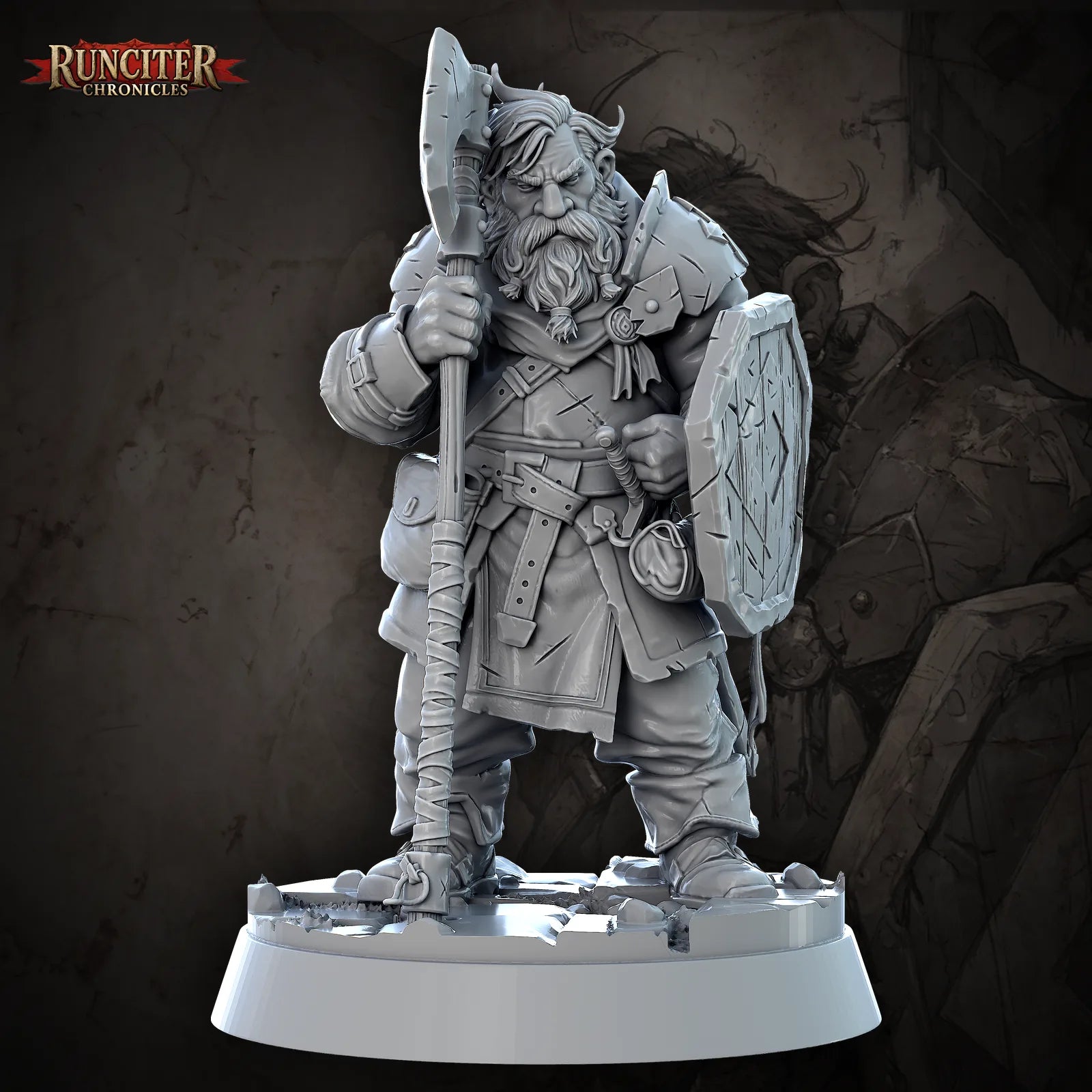 Flint Ironhide · Male Dwarf Fighter