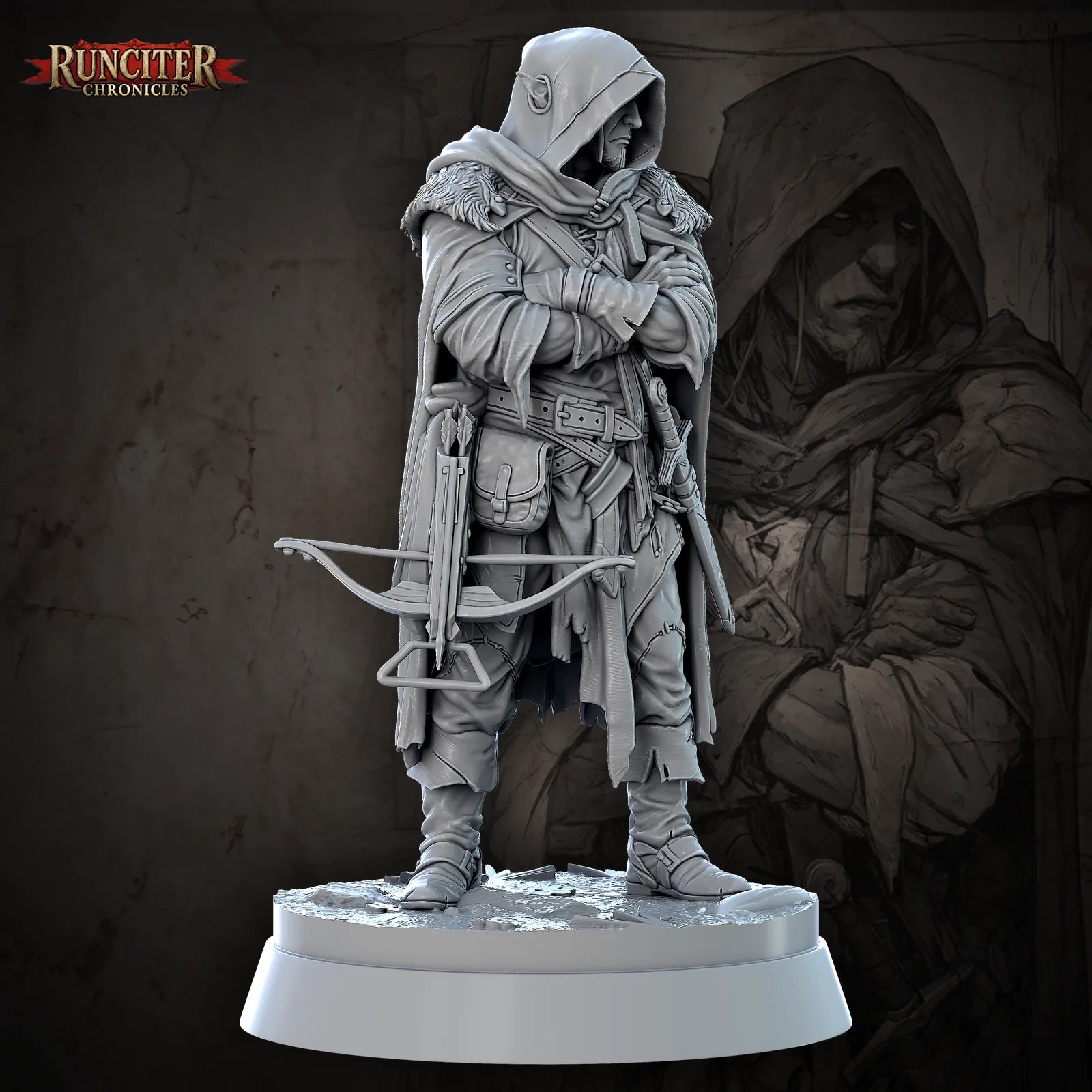 Kaelen Shadowgale · Male Drow Ranger