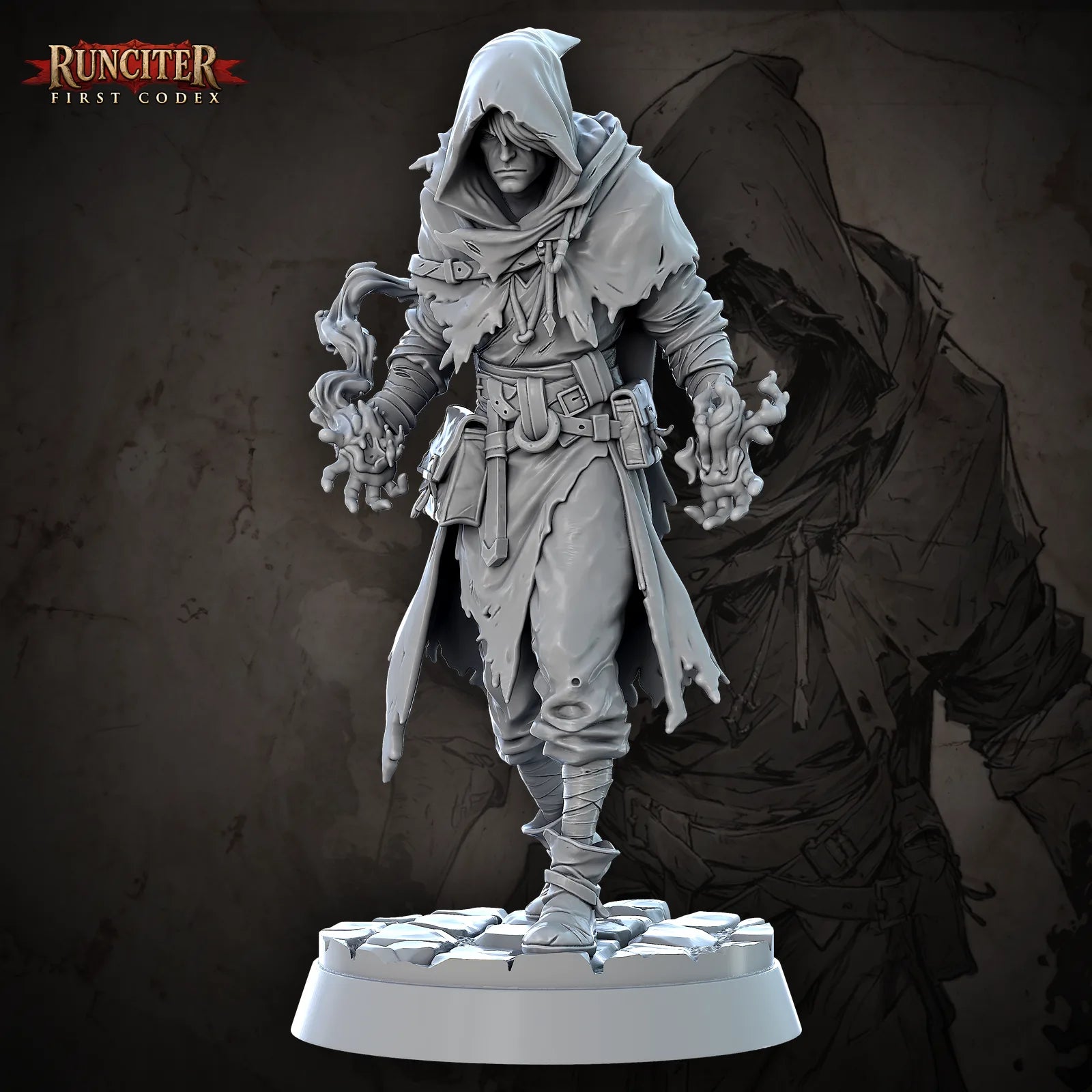 Veridian Shade Weaver · Male Human Sorcerer