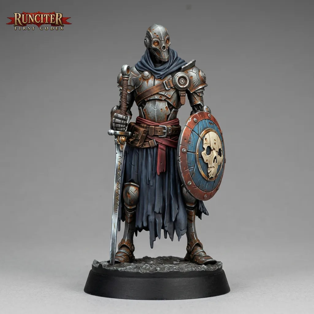 Ferrum, The Steadfast · Male Warforged Fighter