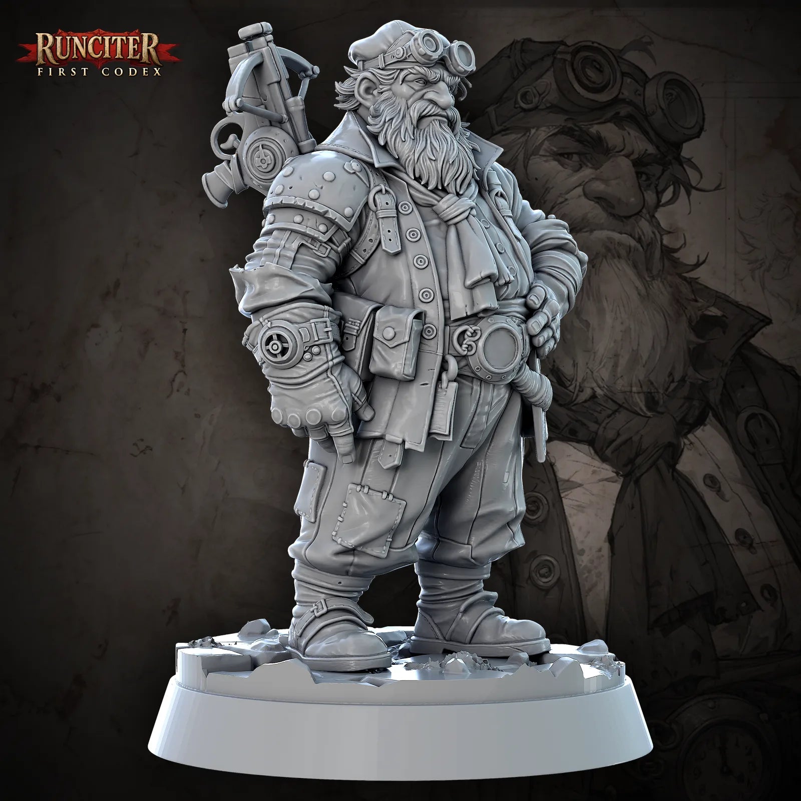 Borin Cogsworth · Male Dwarf Artificer