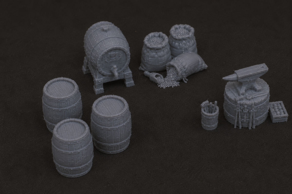 Terrain accessories, detail view