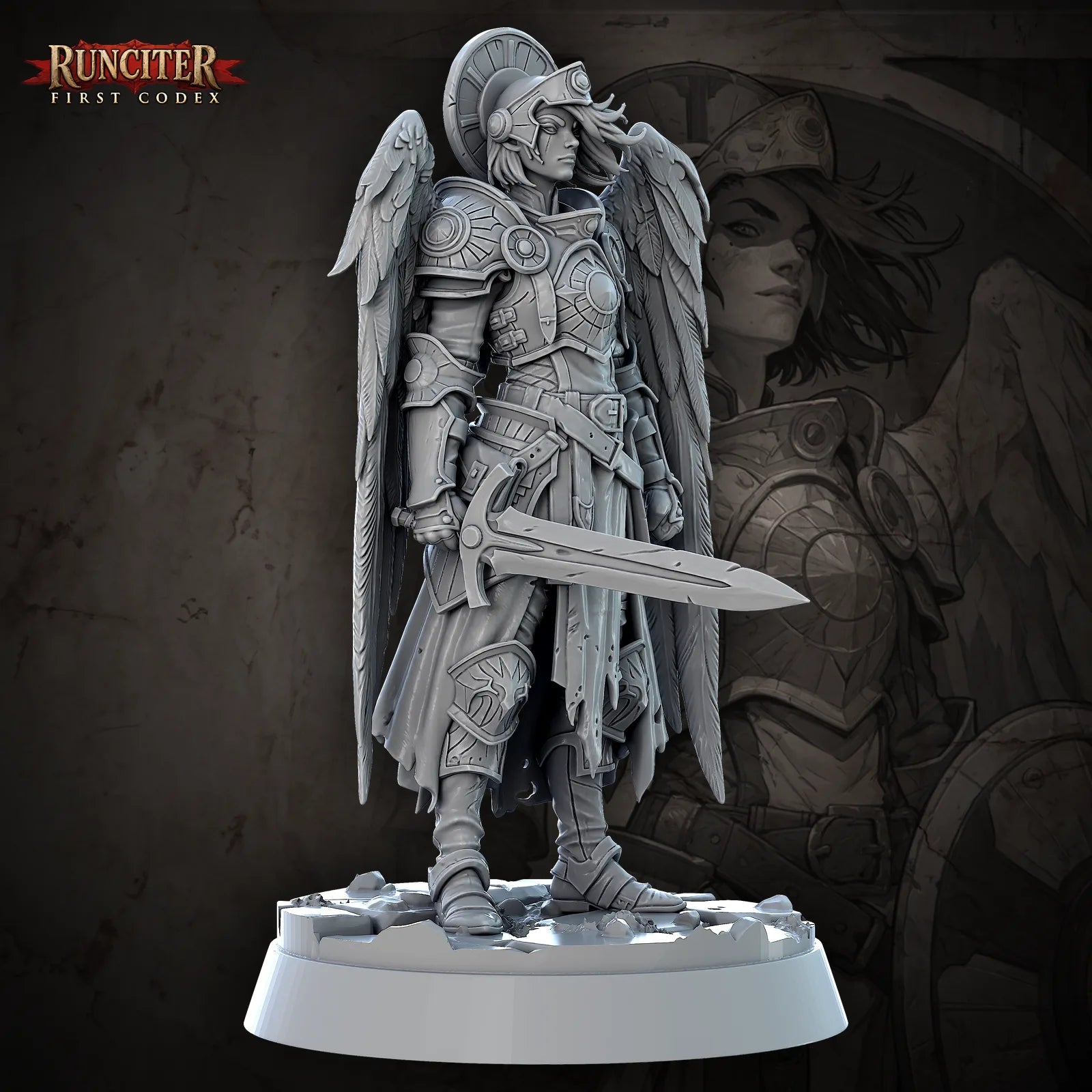 Valerius, the Unbroken Aegis · Female Aasimar Paladin