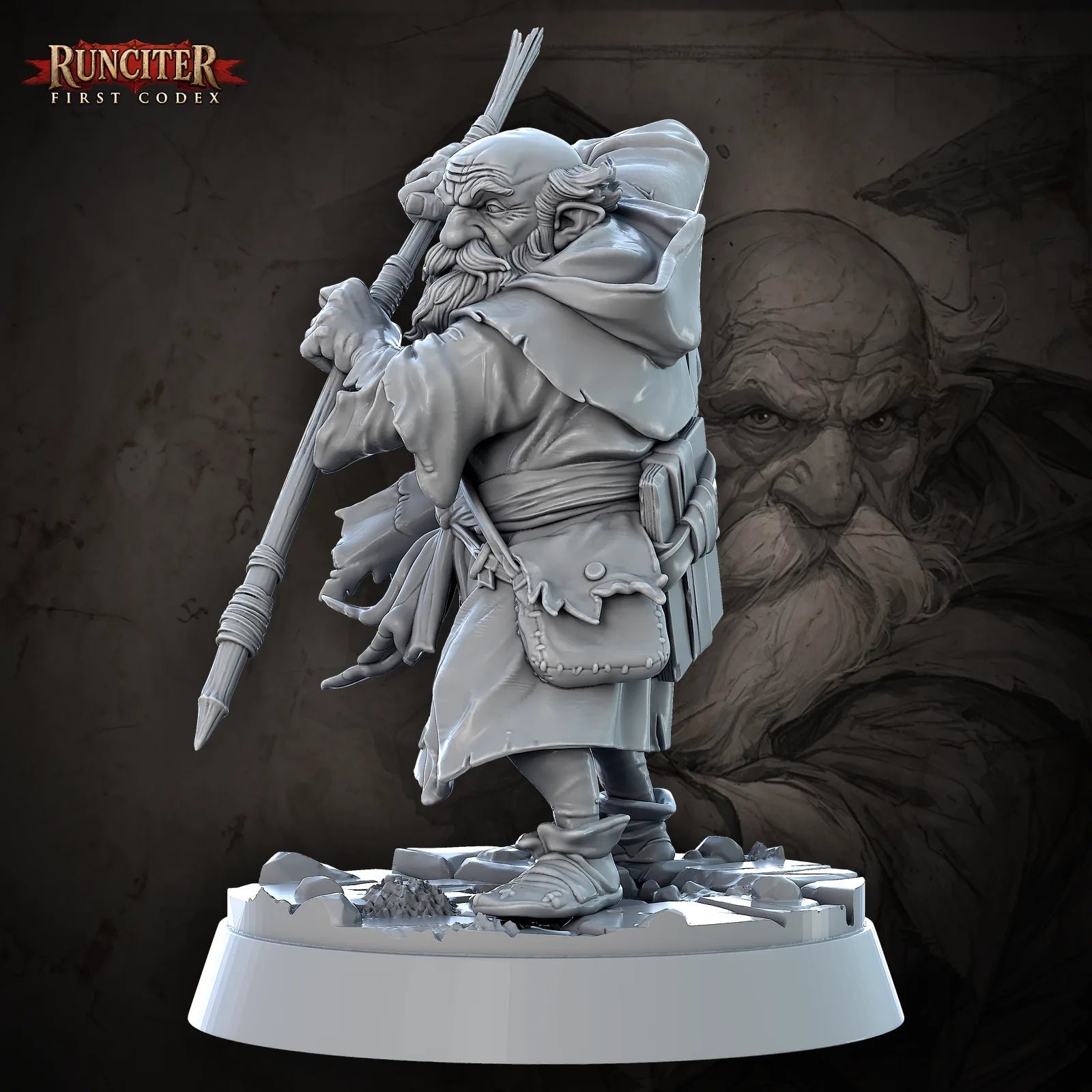 Karnash Stonehand · Male Dwarf Monk