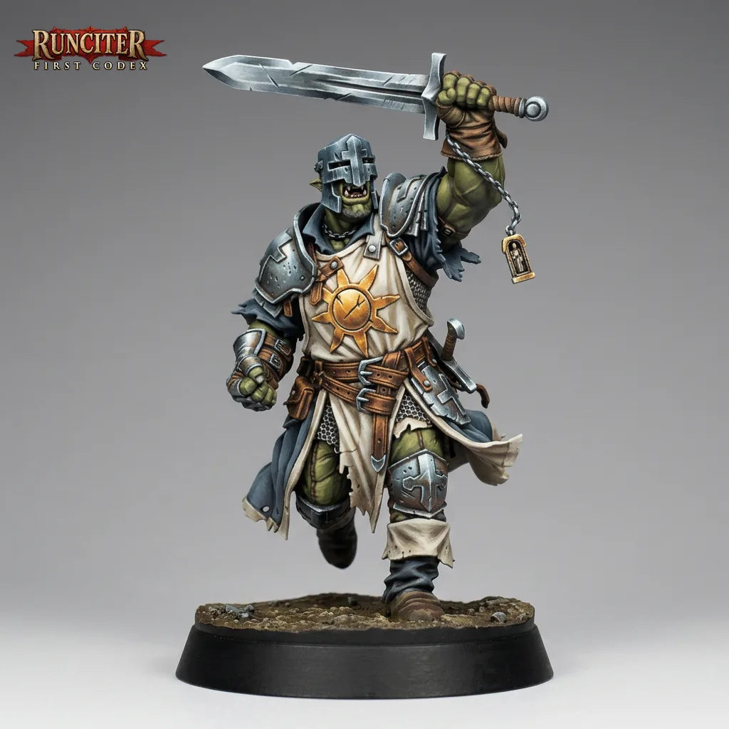 Sun-Eater Grak · Male Half Orc Paladin