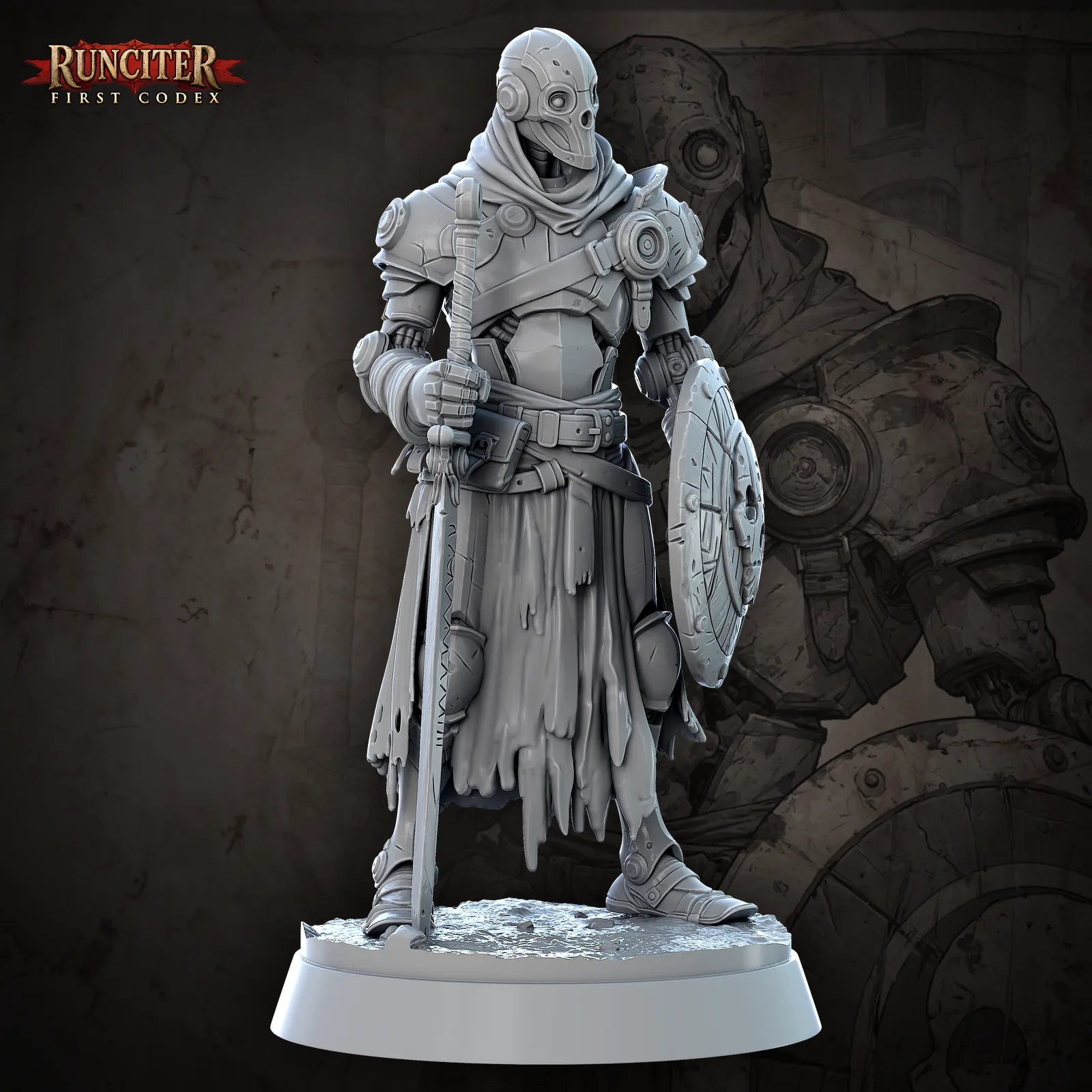 Ferrum, The Steadfast · Male Warforged Fighter