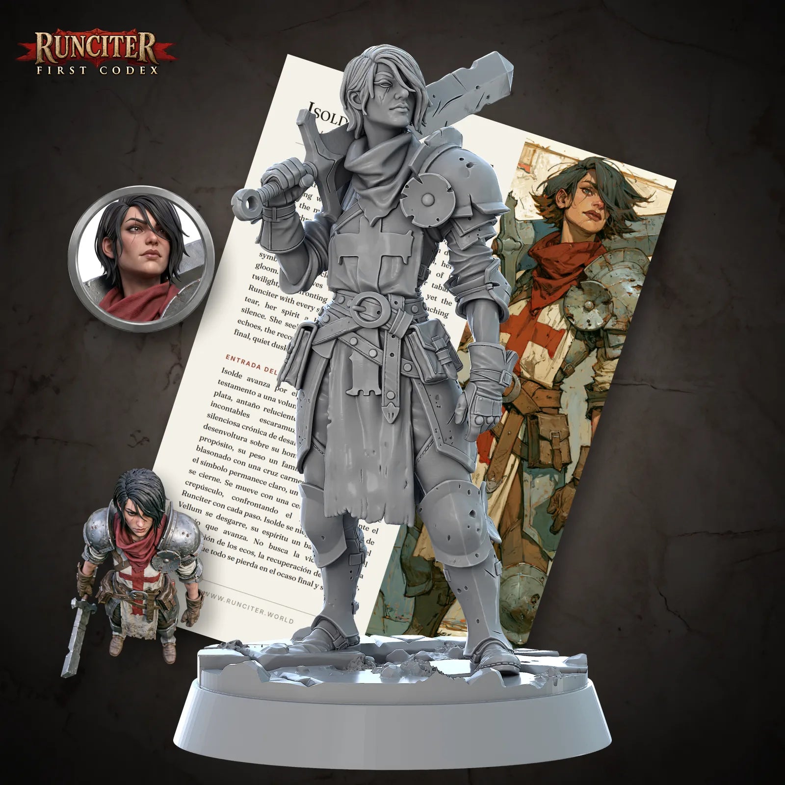 Isolde, the Iron Lament · Female Human Paladin