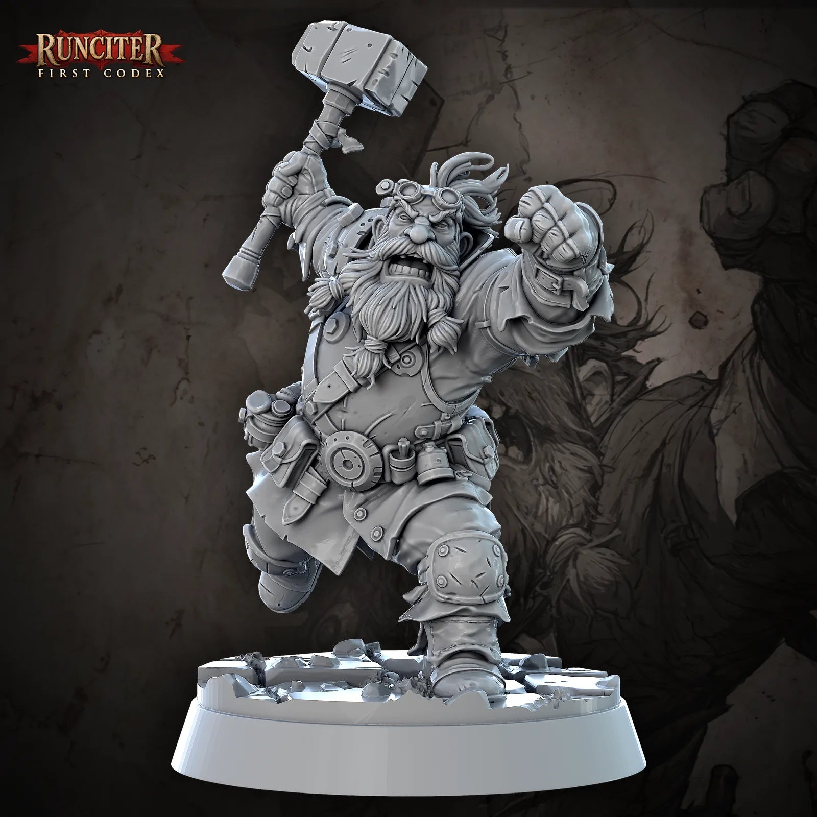 Brundir Anvilhand · Male Dwarf Artificer