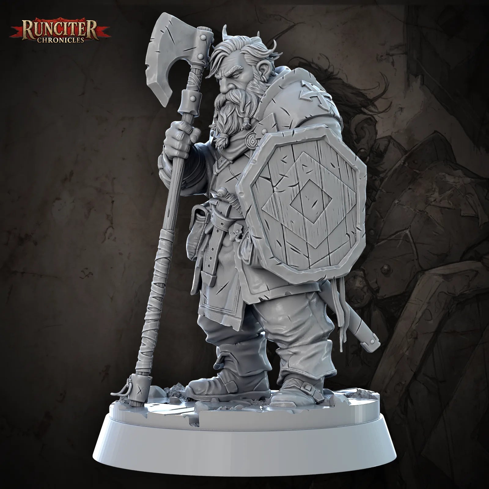 Flint Ironhide · Male Dwarf Fighter