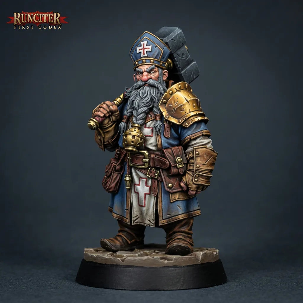 Durin Stonehand · Male Dwarf Cleric
