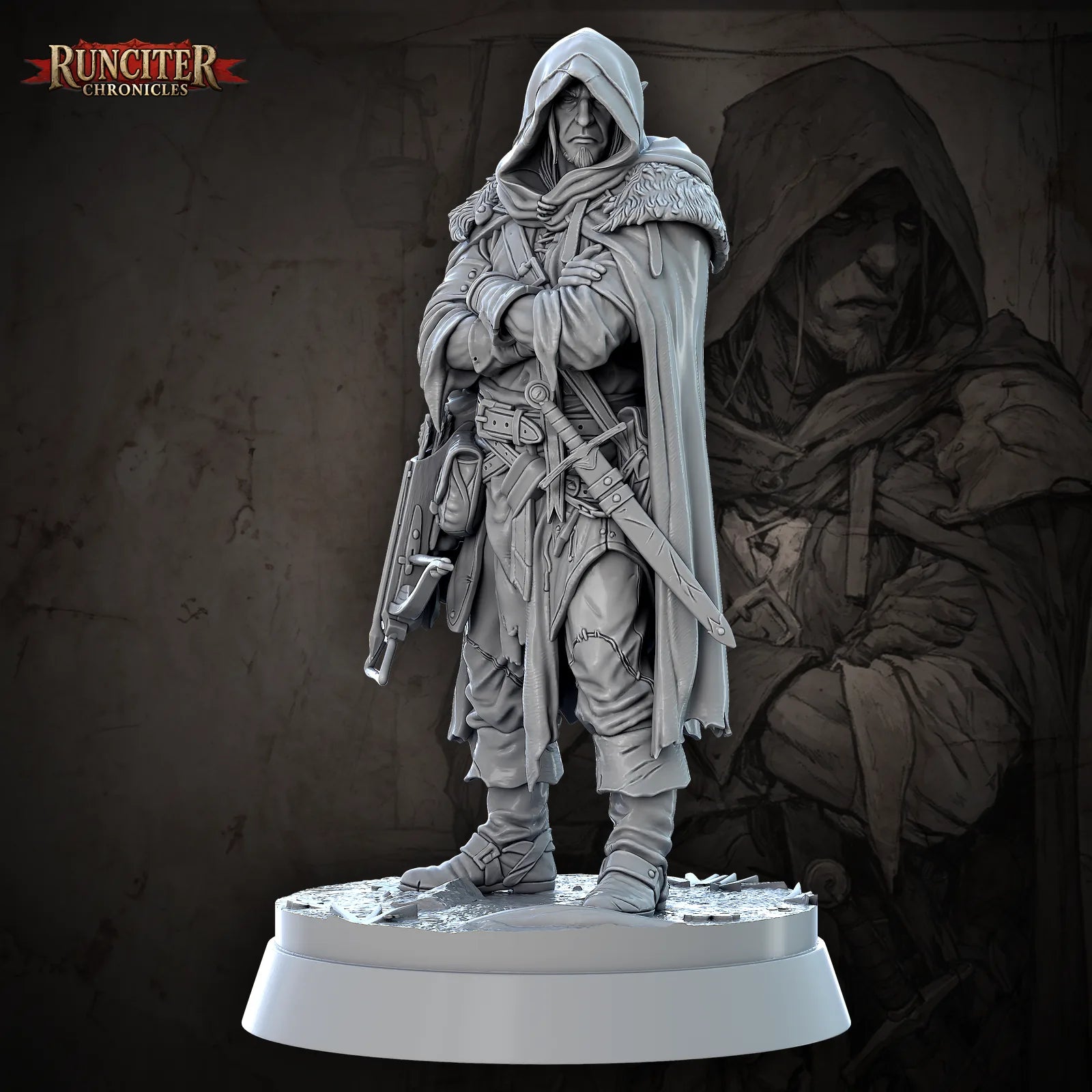 Kaelen Shadowgale · Male Drow Ranger