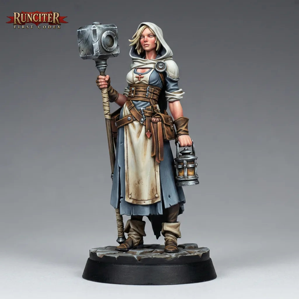 Celeste, the Keeper of Fading Light · Female Aasimar Cleric