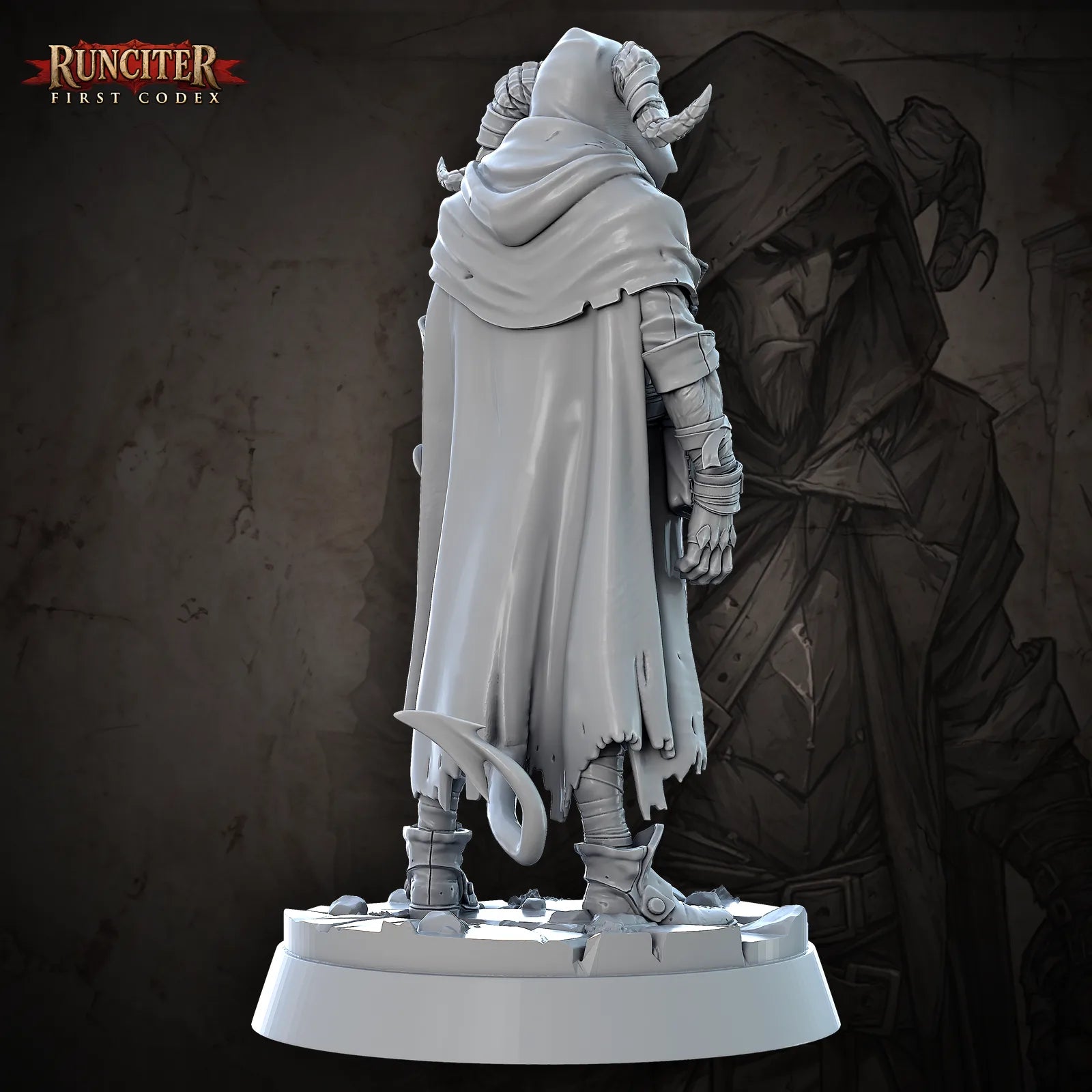Karnak, the Crimson Shade · Male Tiefling Warlock