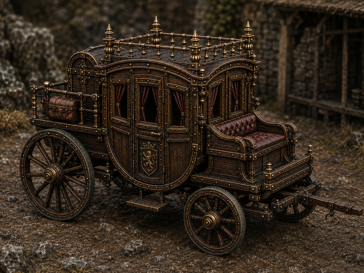 Carriage wagon, side view