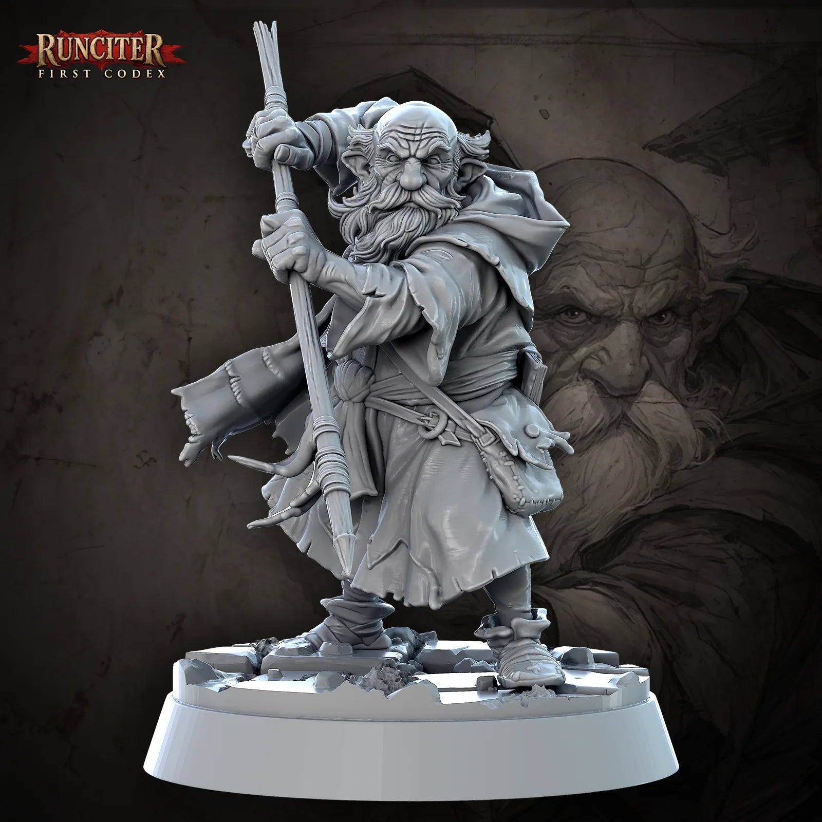 Karnash Stonehand · Male Dwarf Monk