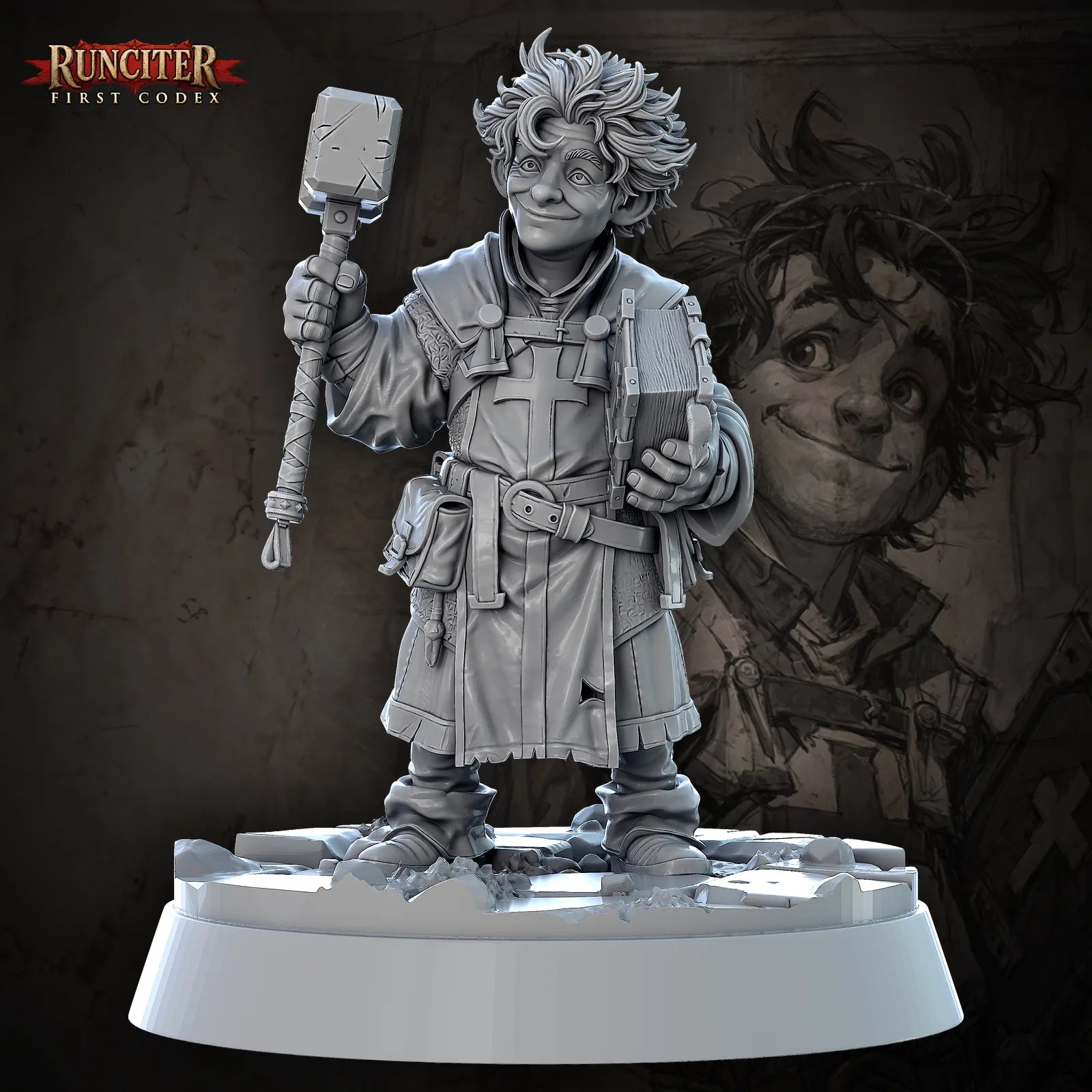 Finnian Hearth · Male Halfling Cleric
