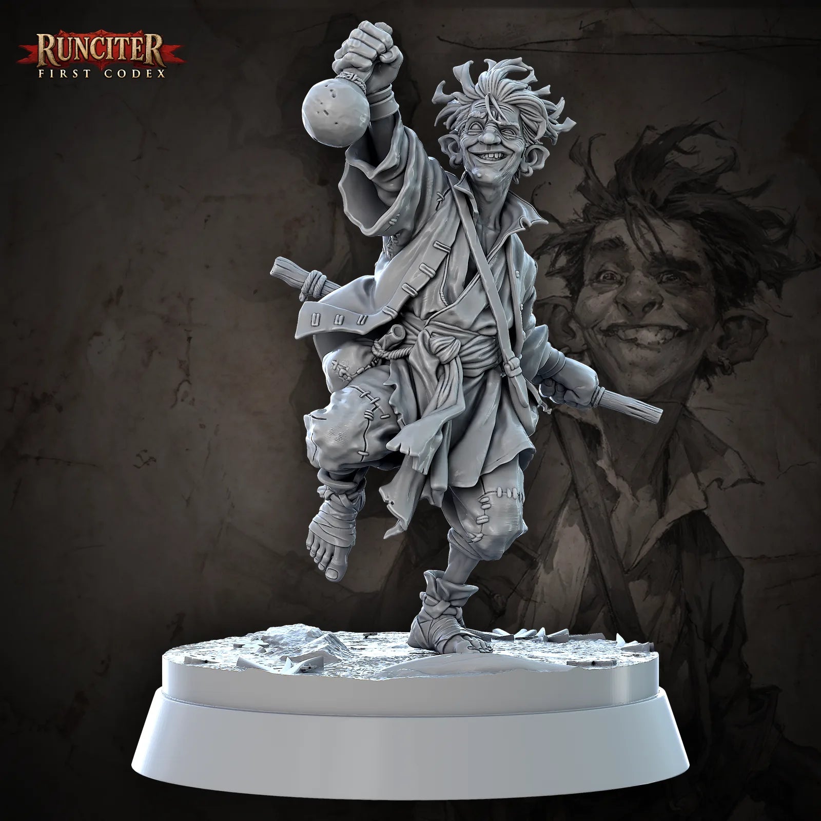 Barleyfoot · Male Halfling Monk