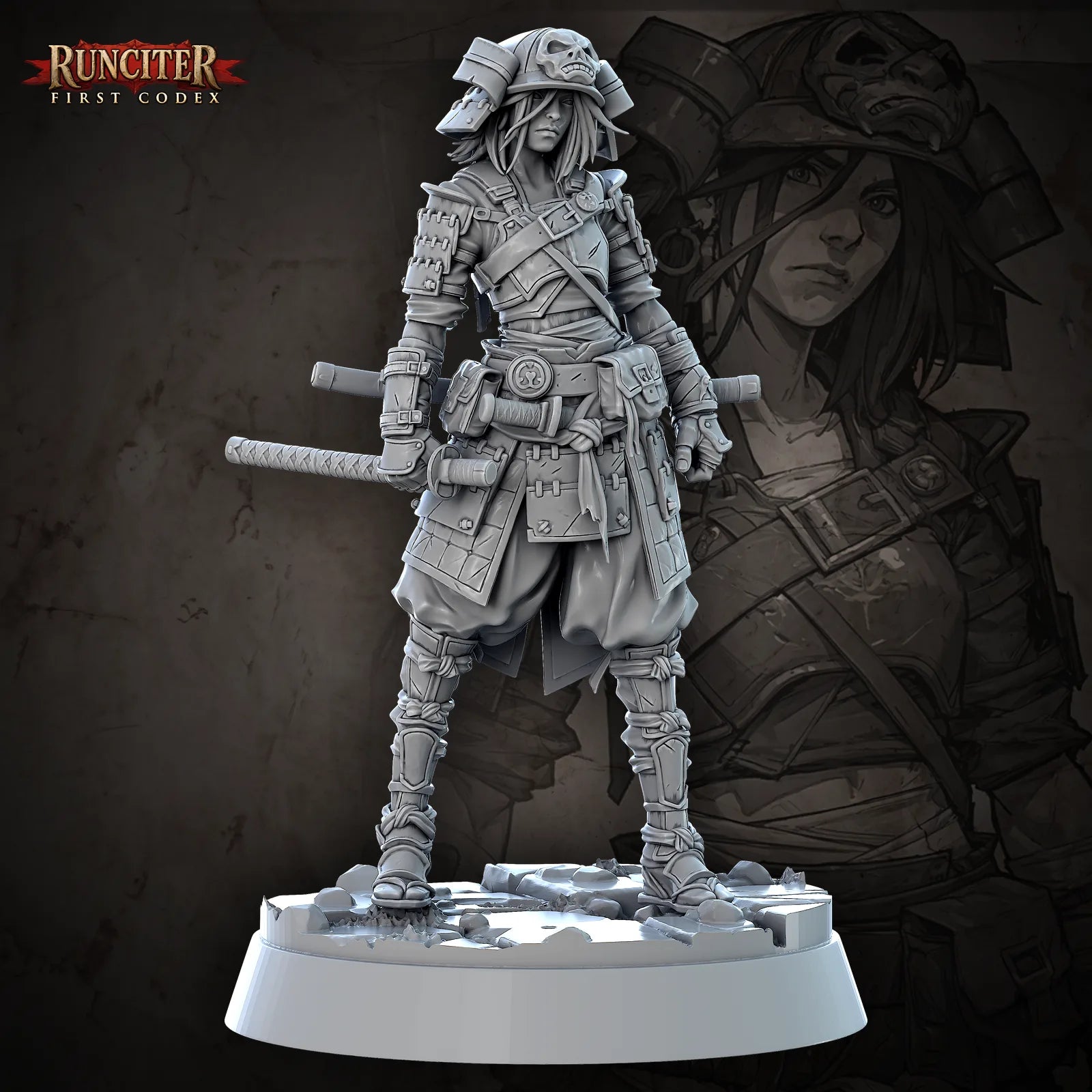 Midori of the Obsidian Blade · Female Human Fighter