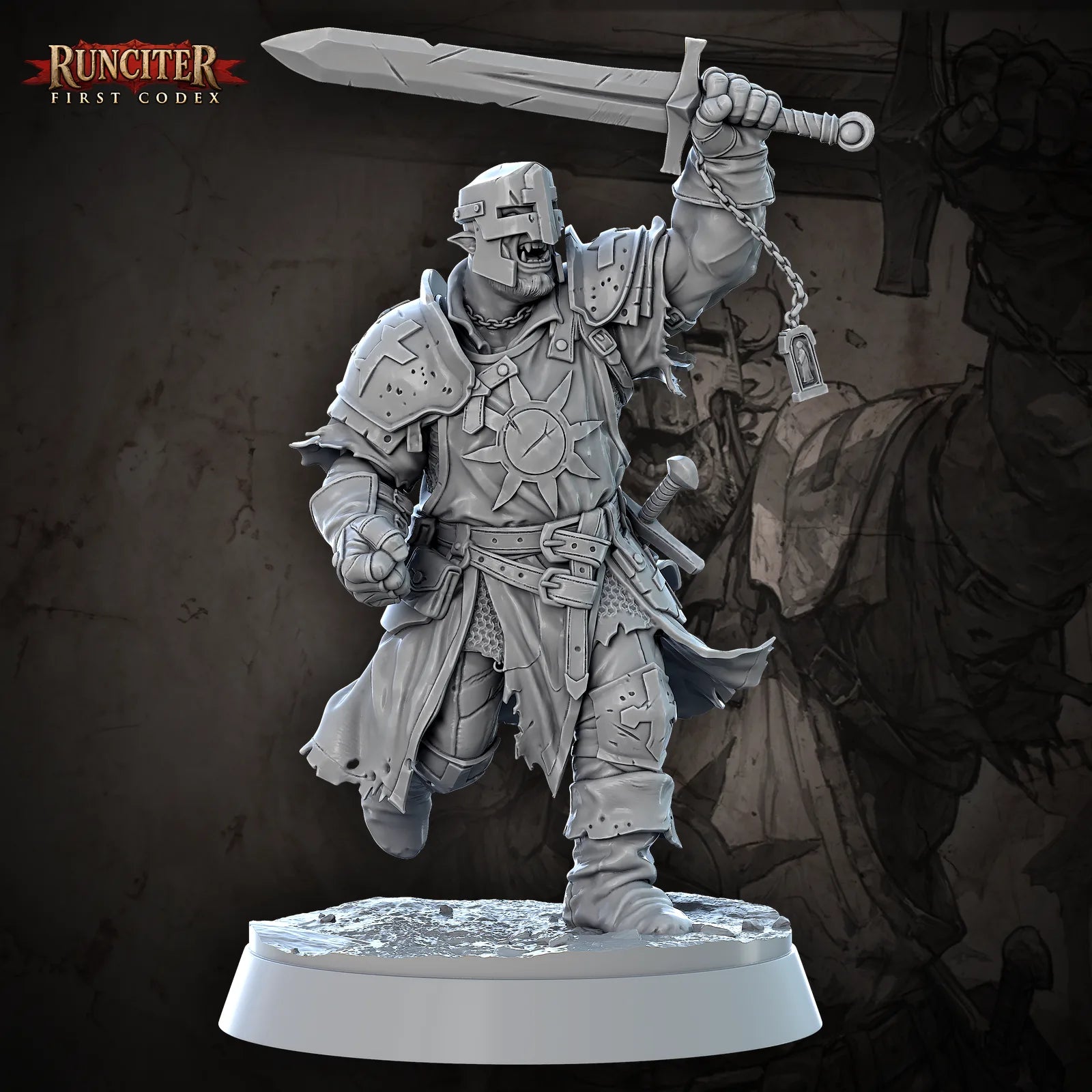 Sun-Eater Grak · Male Half Orc Paladin