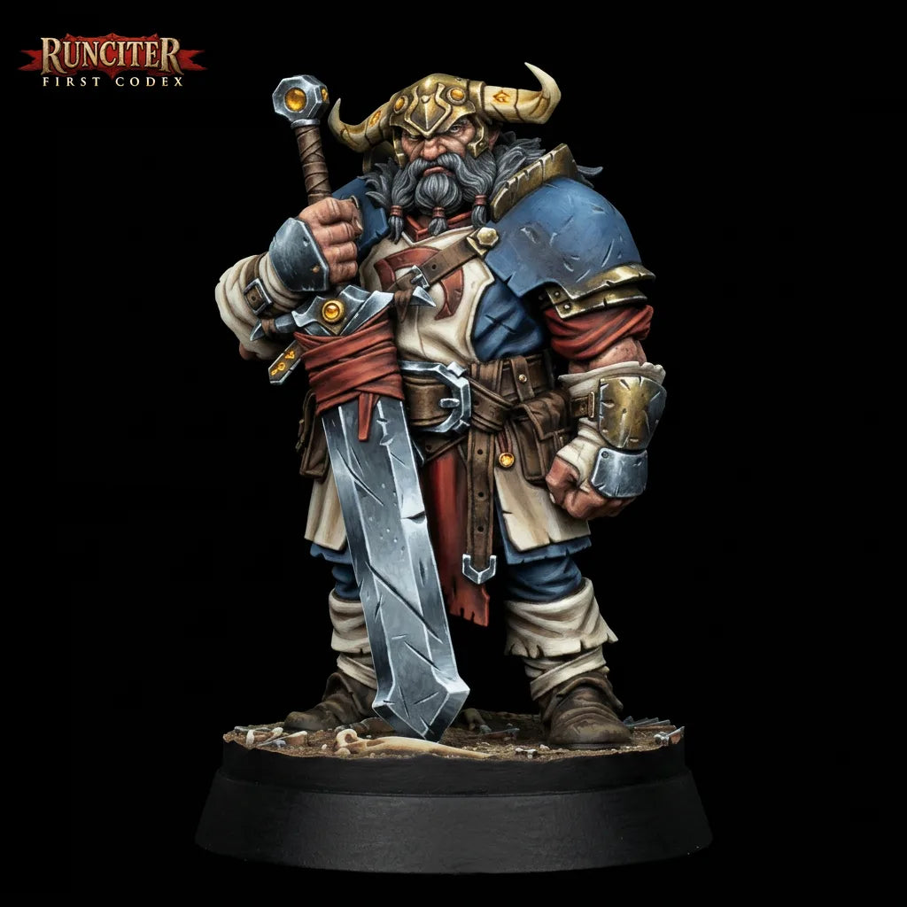 Greystone, the Steadfast · Male Dwarf Knight
