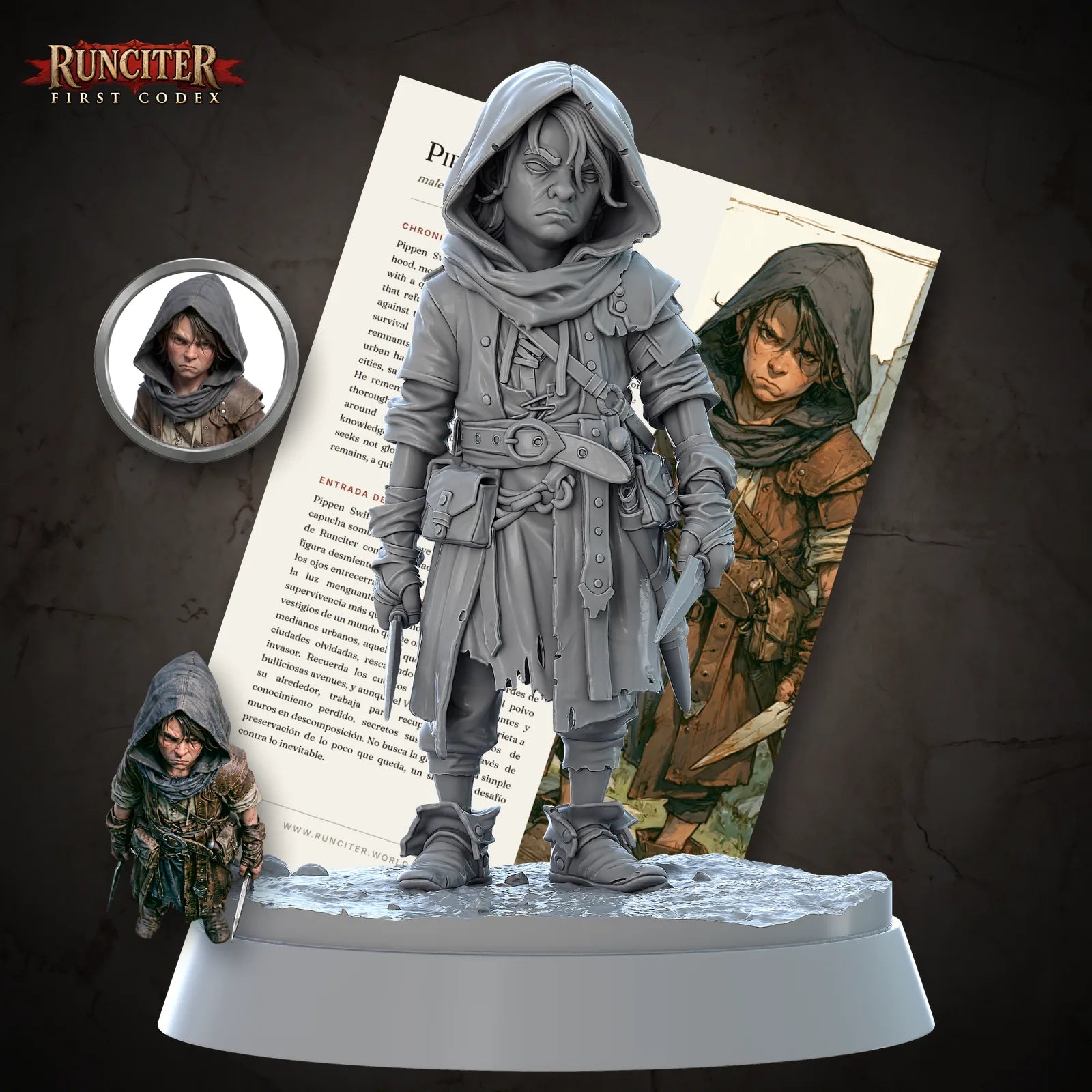 Pippen Swift · Male Halfling Rogue