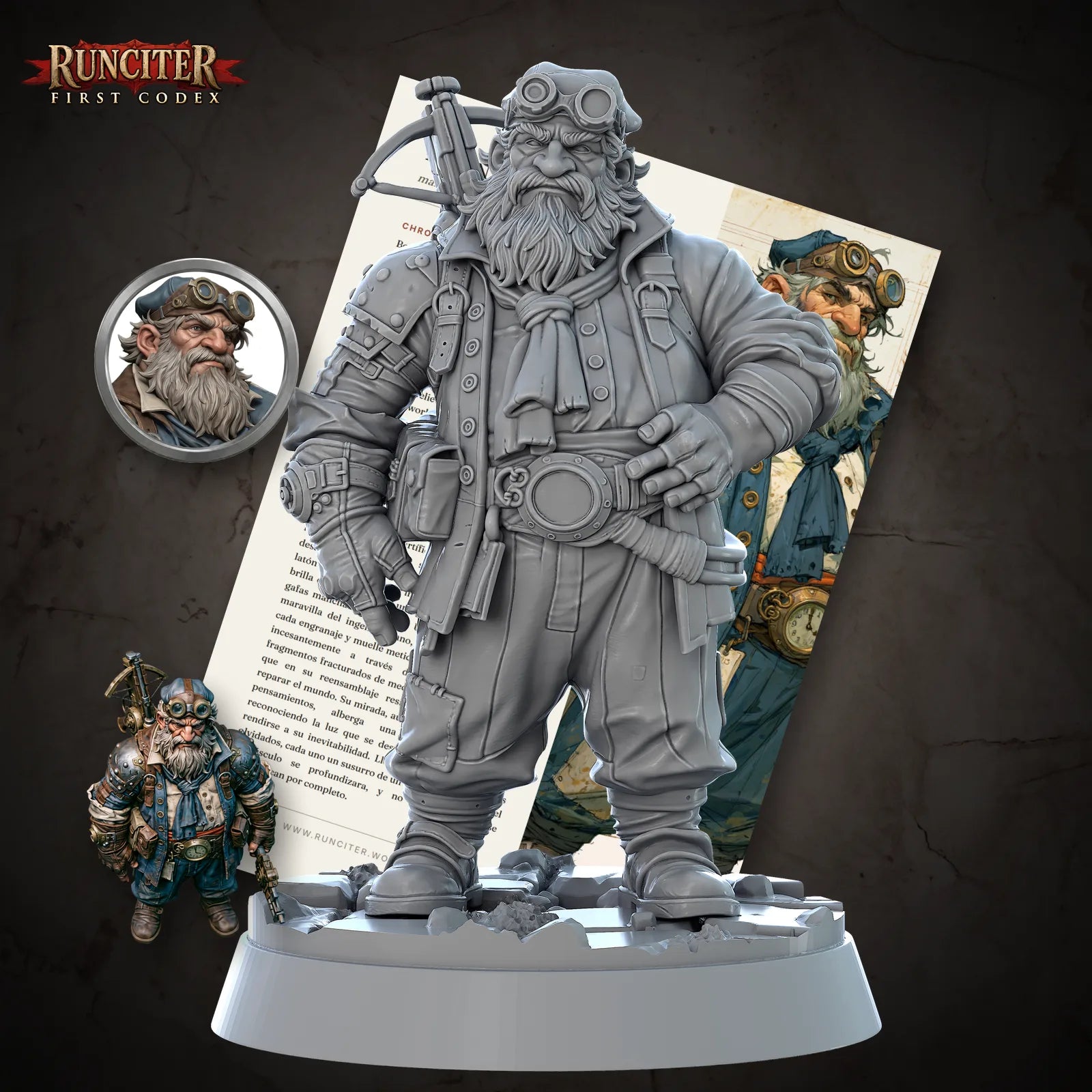 Borin Cogsworth · Male Dwarf Artificer