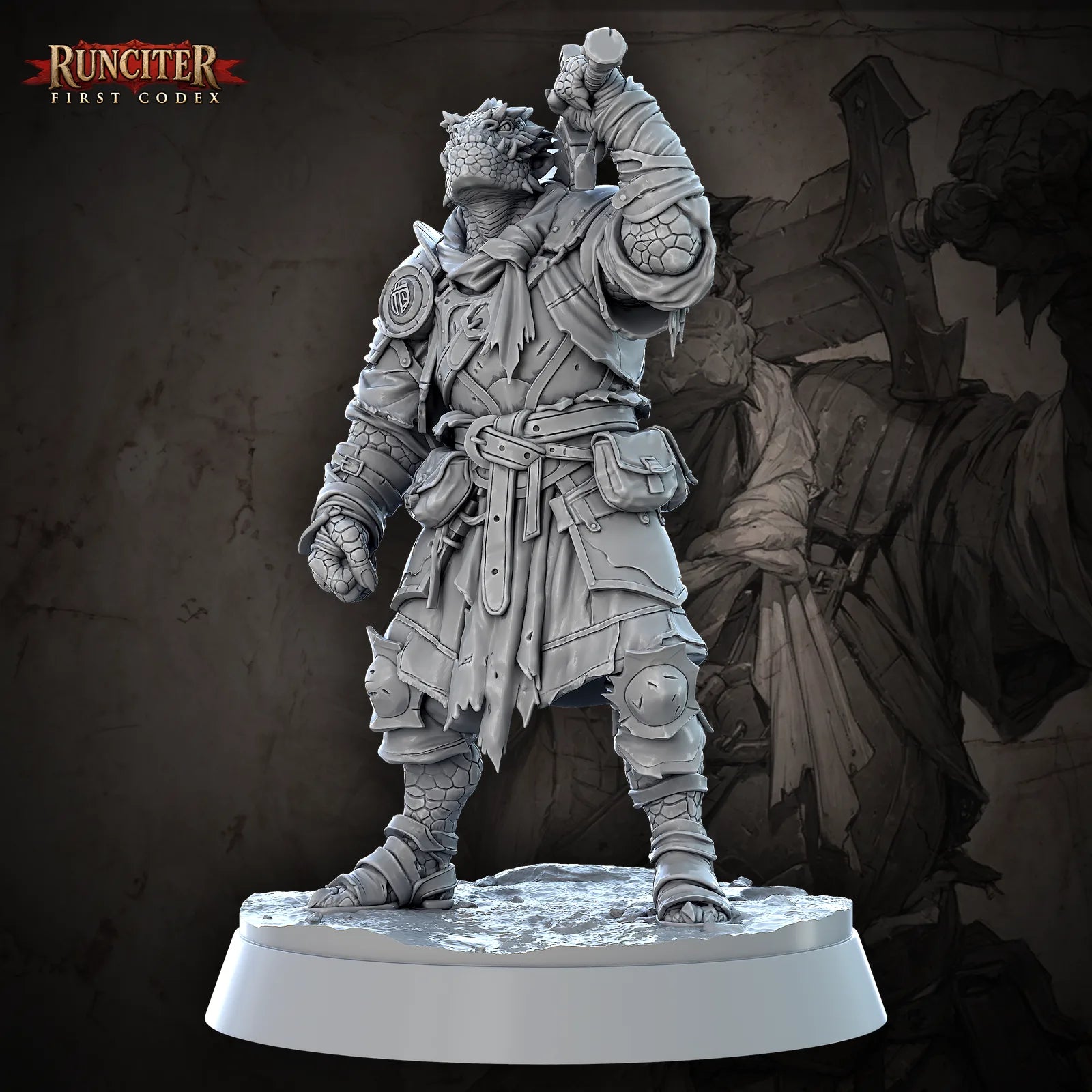 Krythos, the Steadfast Scale · Male Dragonborn Fighter