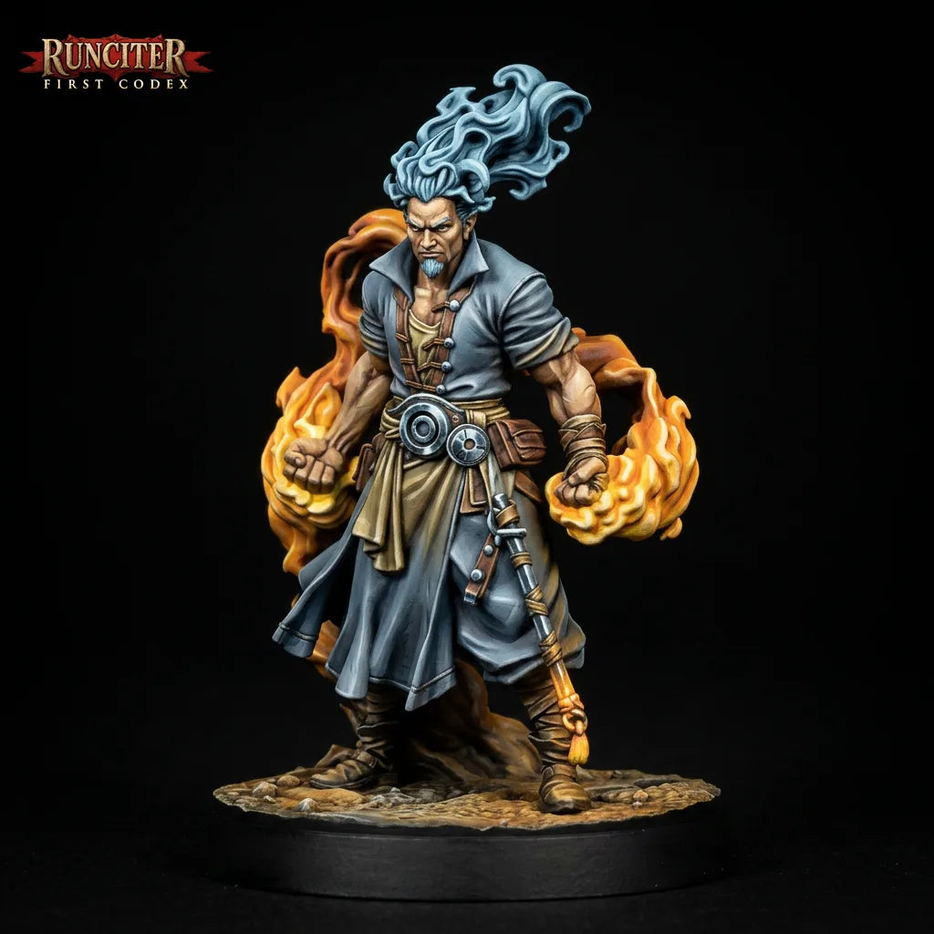 Kaito Tidalheart · Male Genasi Monk