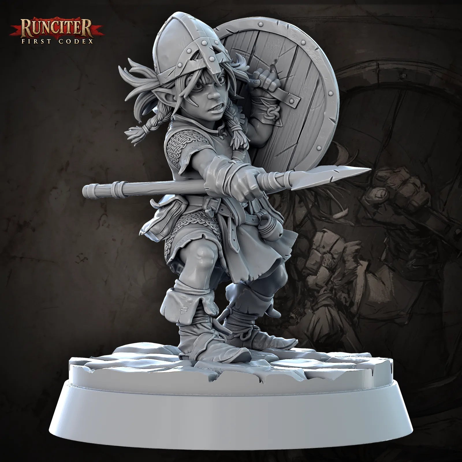 Bramble Buckhearth · Female Halfling Fighter