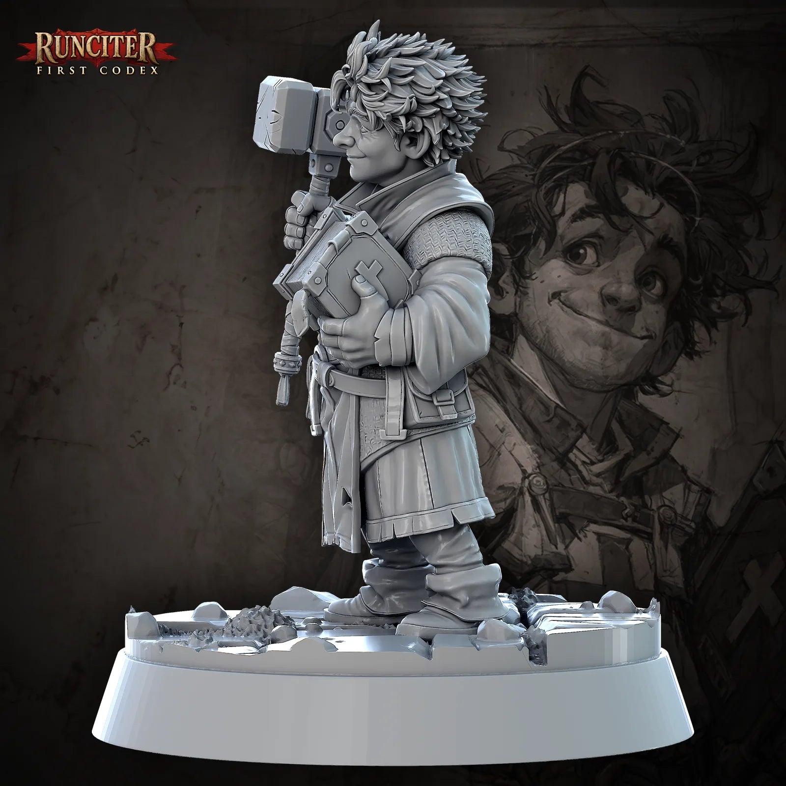 Finnian Hearth · Male Halfling Cleric