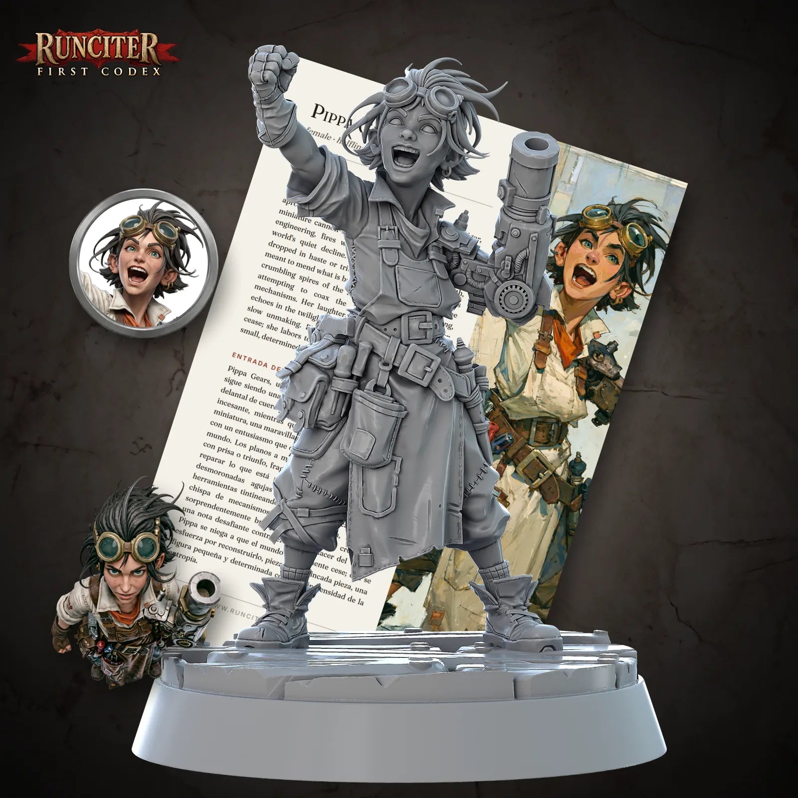 Pippa Gears · Female Halfling Artificer
