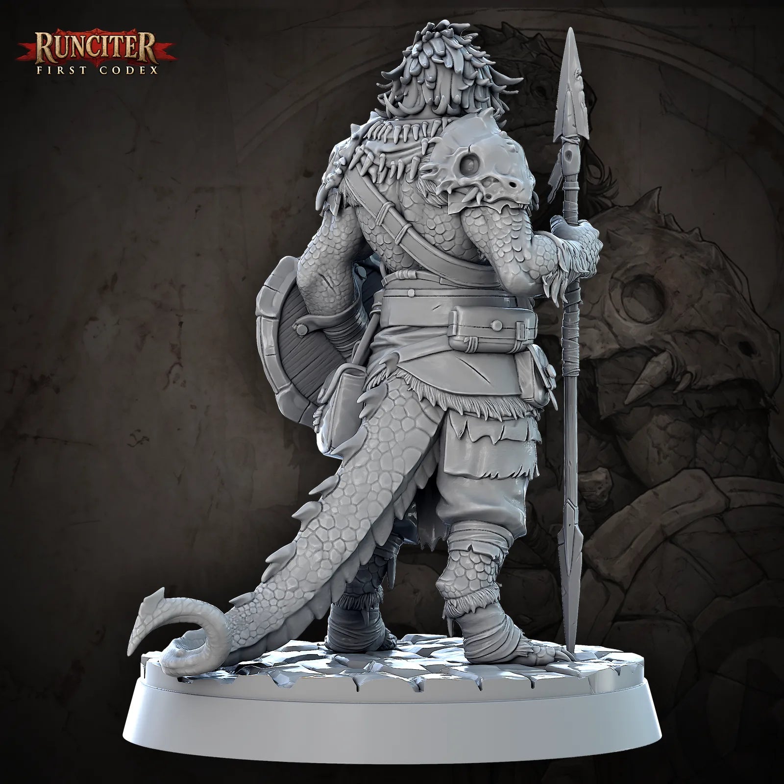 Greenscale, the Unbowed · Male Lizardfolk Fighter