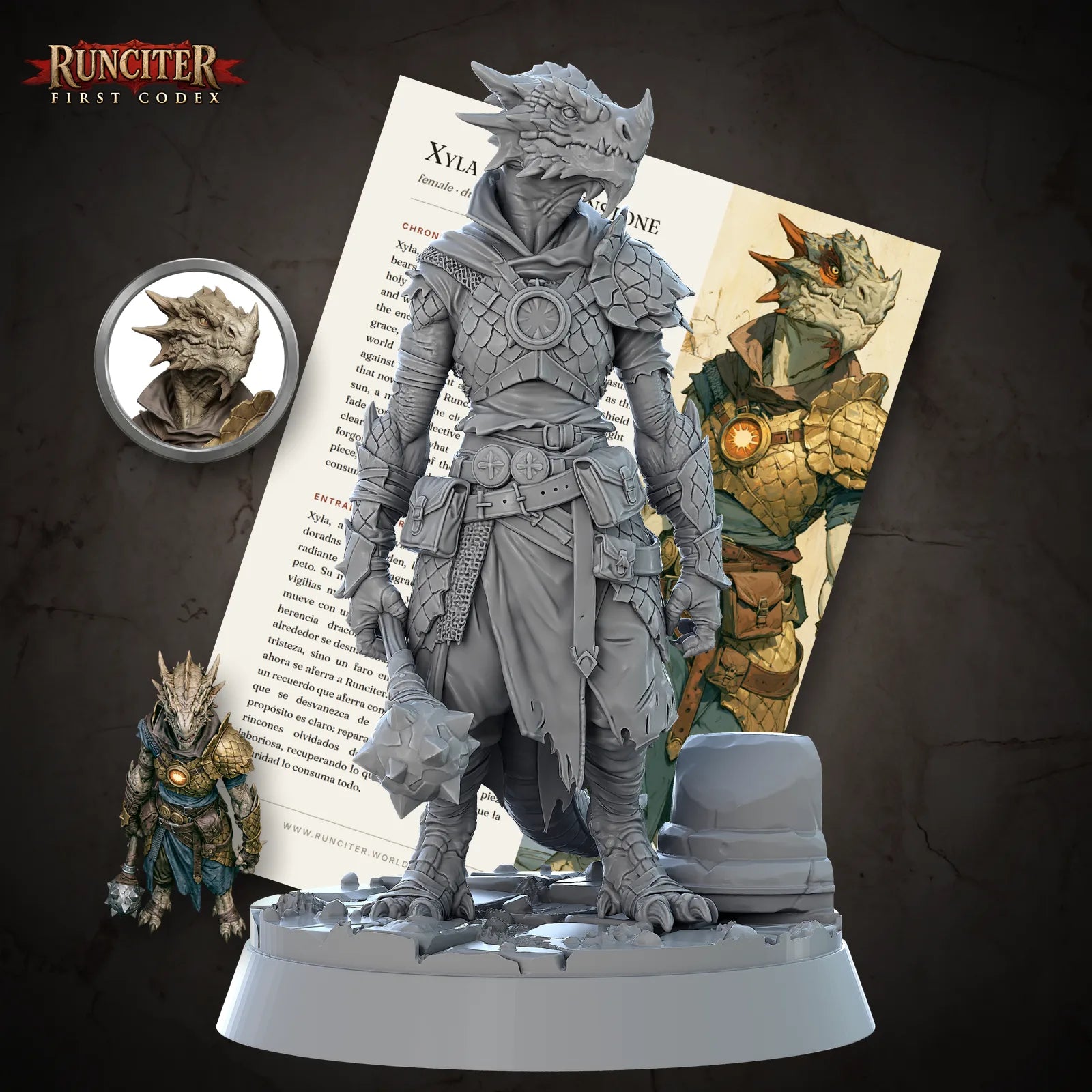 Xyla of the Sunstone · Female Dragonborn Cleric