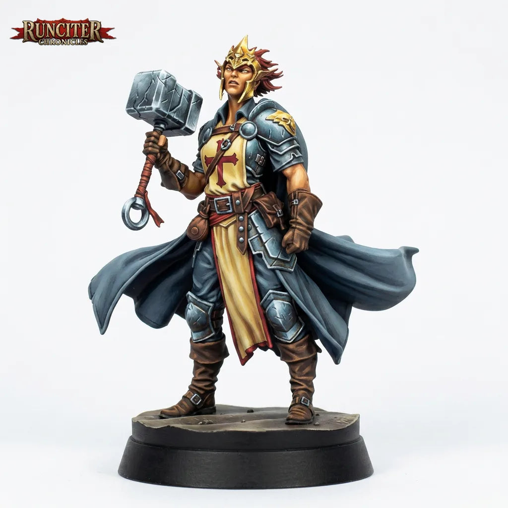 Kaelia Stormheart · Female Aasimar Cleric