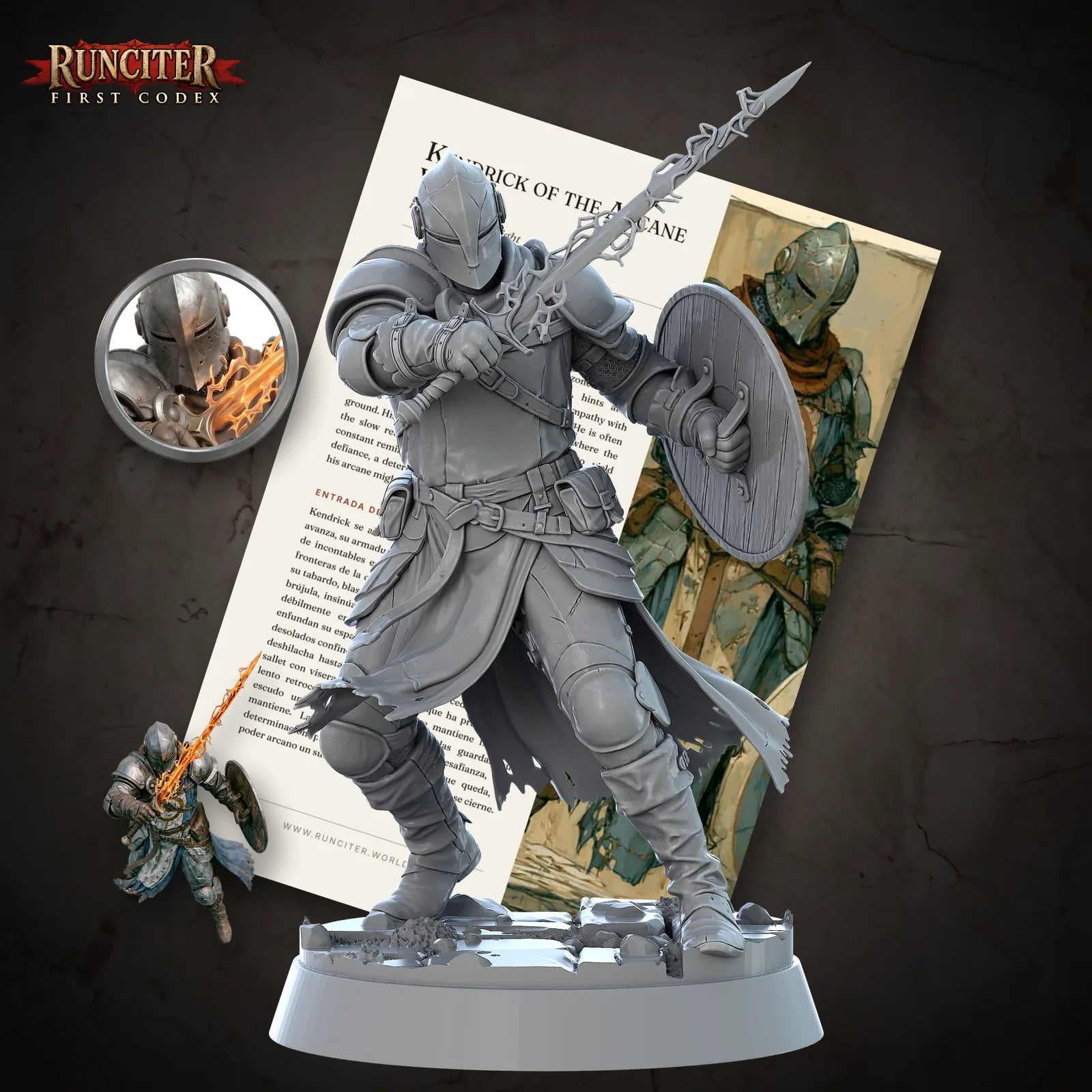 Kendrick of the Arcane Ward · Male Human Knight