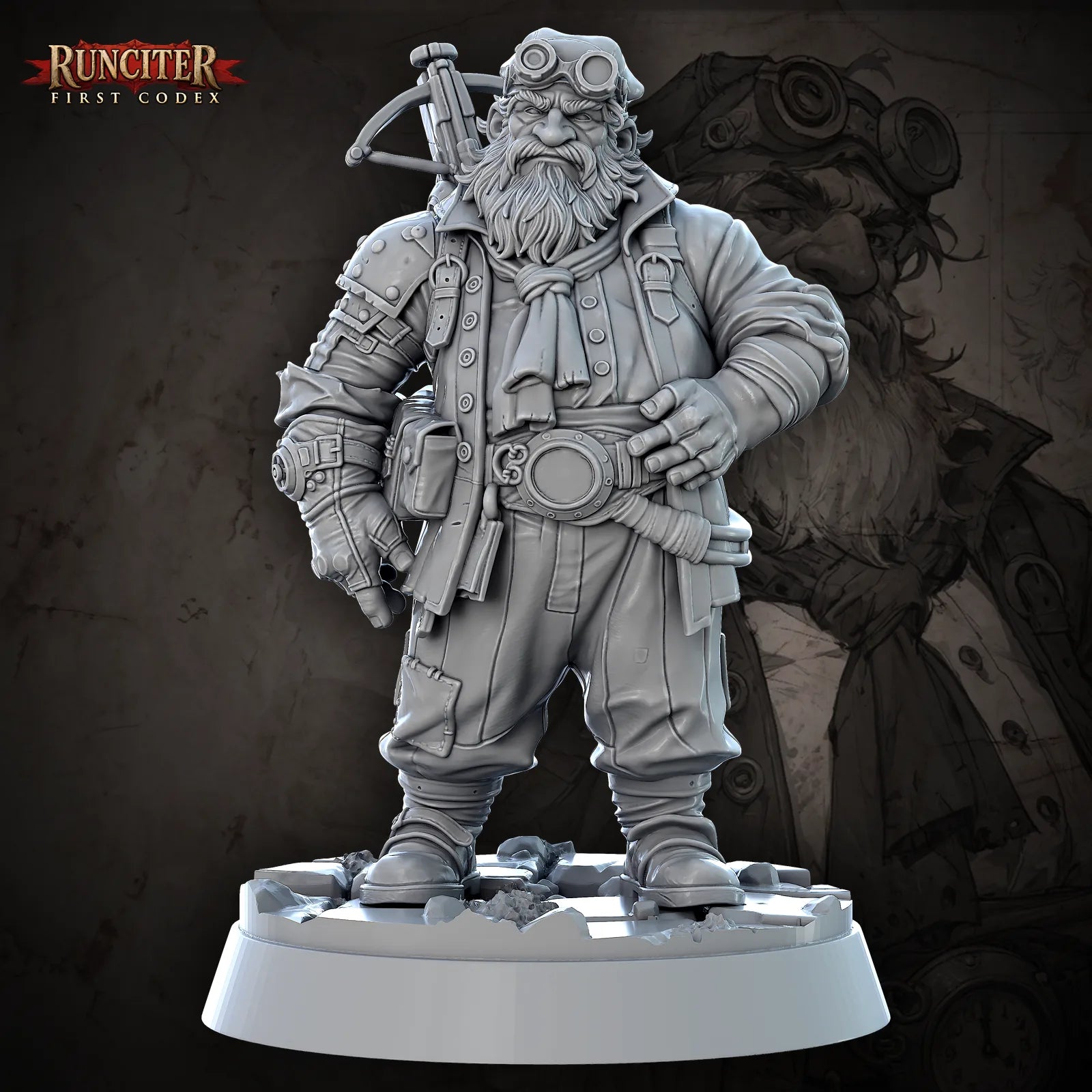 Borin Cogsworth · Male Dwarf Artificer