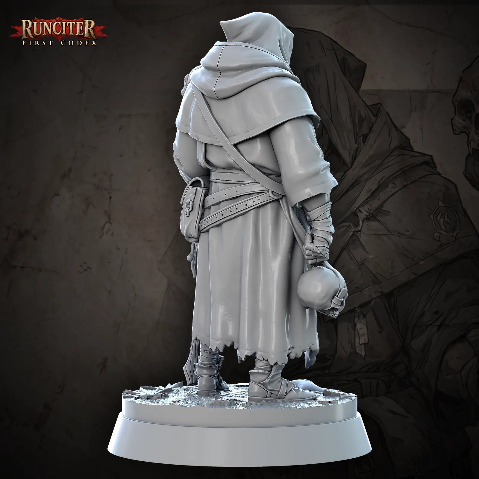 Umbrage, The Skullbearer · Male Drow Warlock